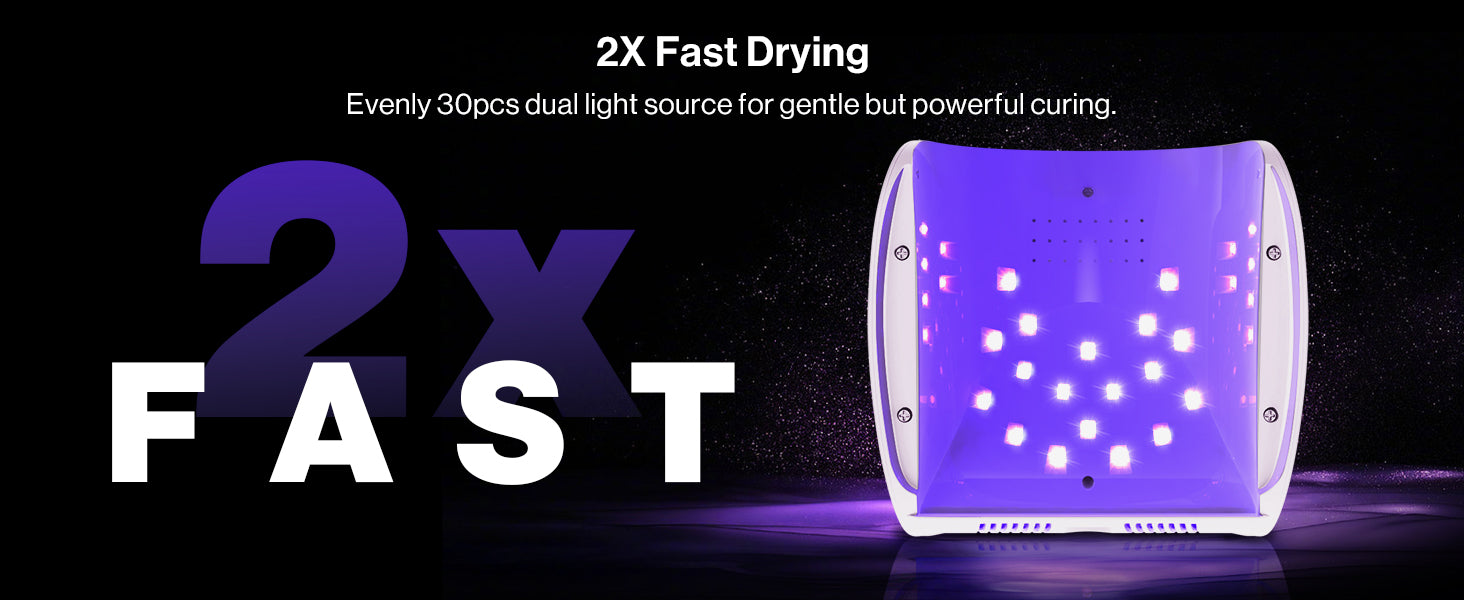 Led UV Lamp Nail Cordless - Rechargeable 54 Watt - Design4nails