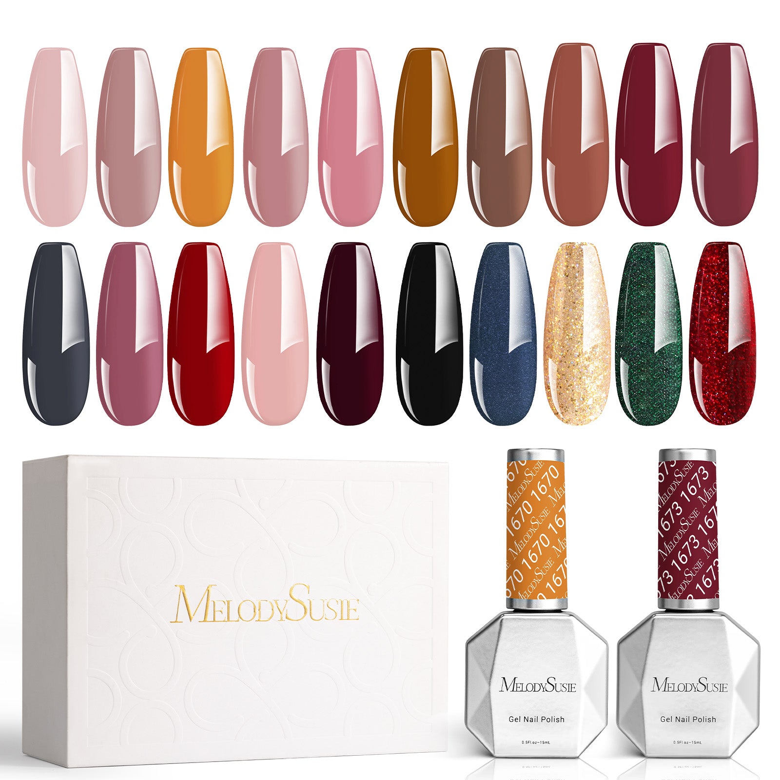 Fall & Winter 15ml Gel Nail Polish Set