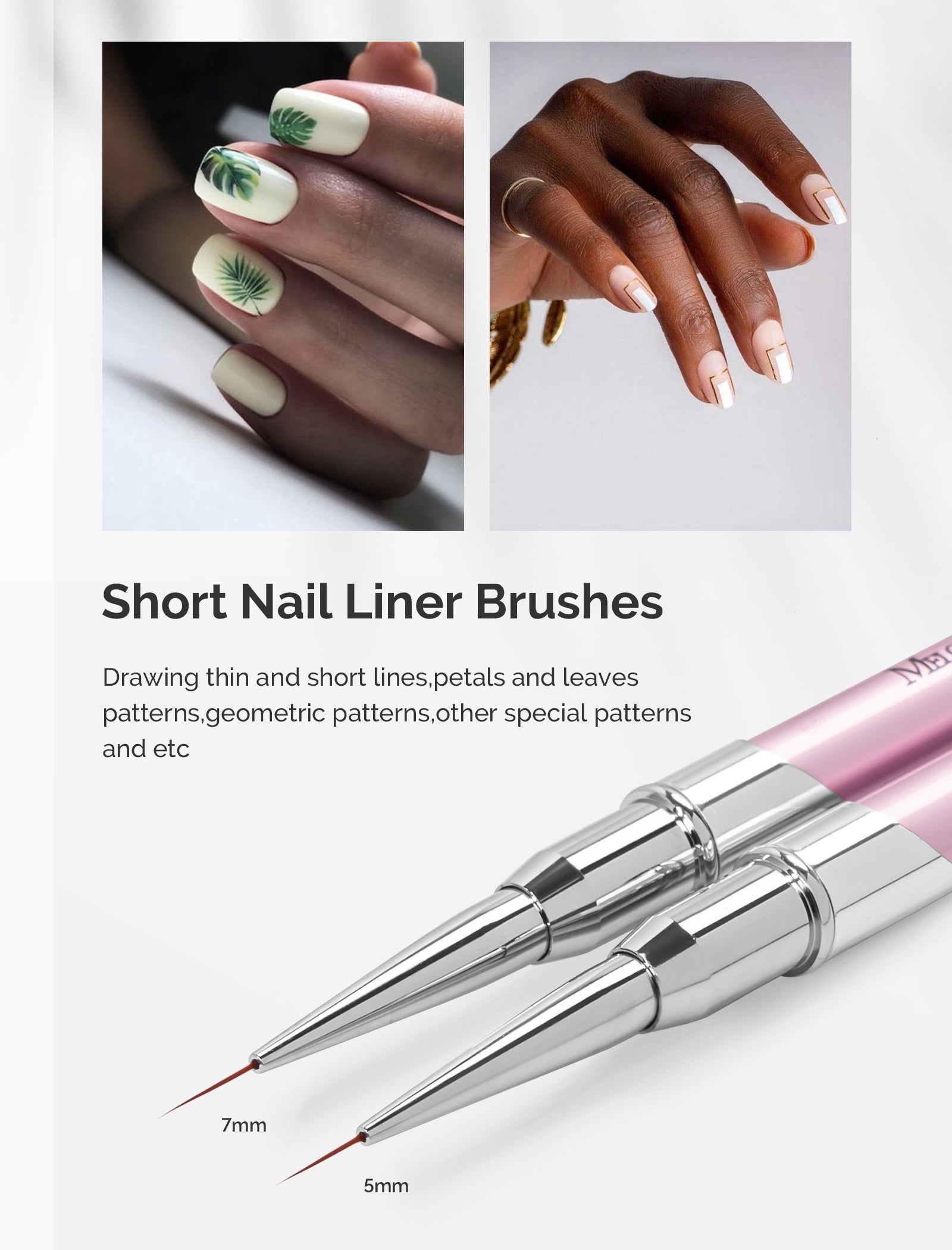 Nail Art Liner Brushes (5Pcs)