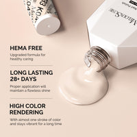 Hema Free Gel Nail Polish 0.5 fl oz/15ml - K0433 Thick Light Nude