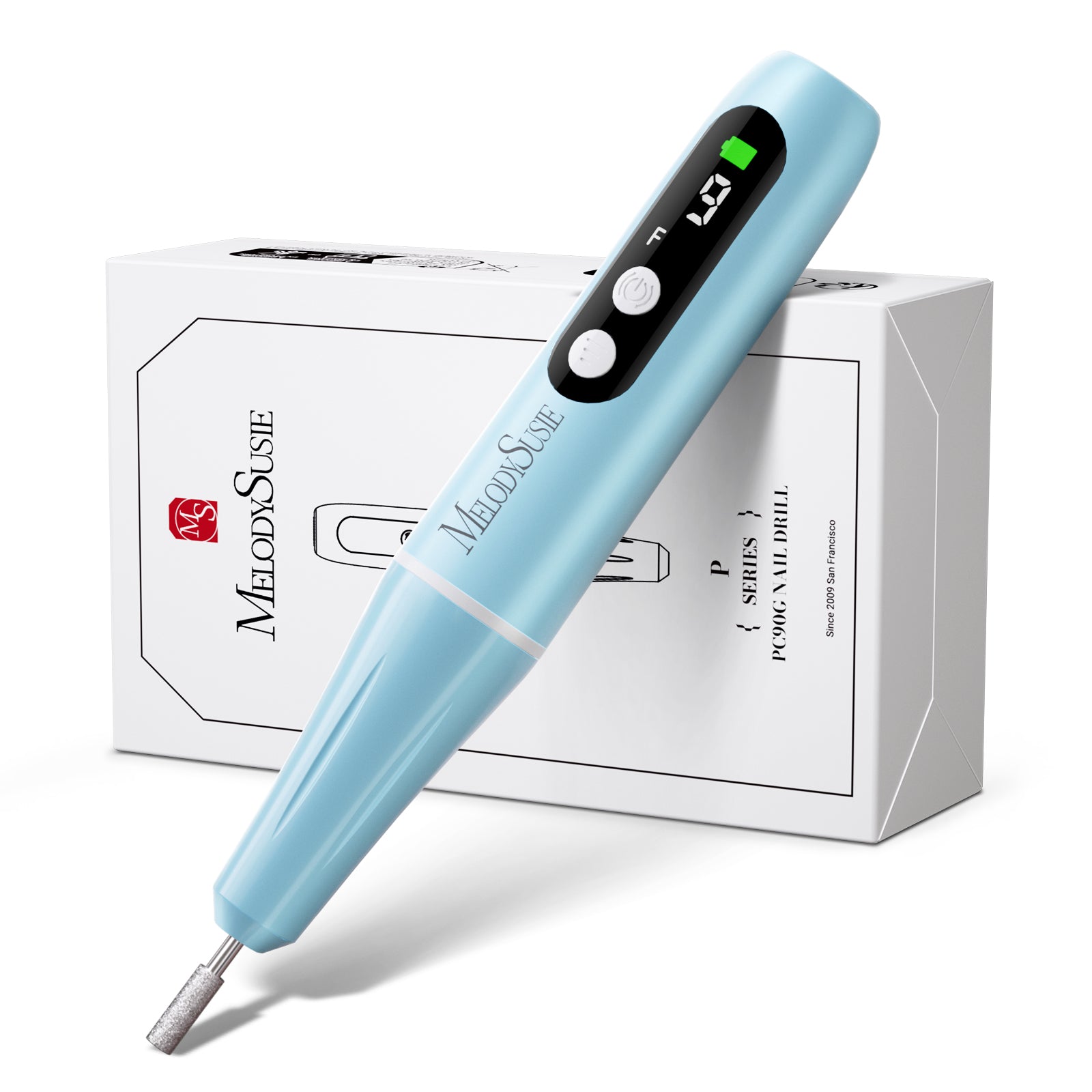PC90G 20000RPM Portable Rechargeable Nail Drill - Blue