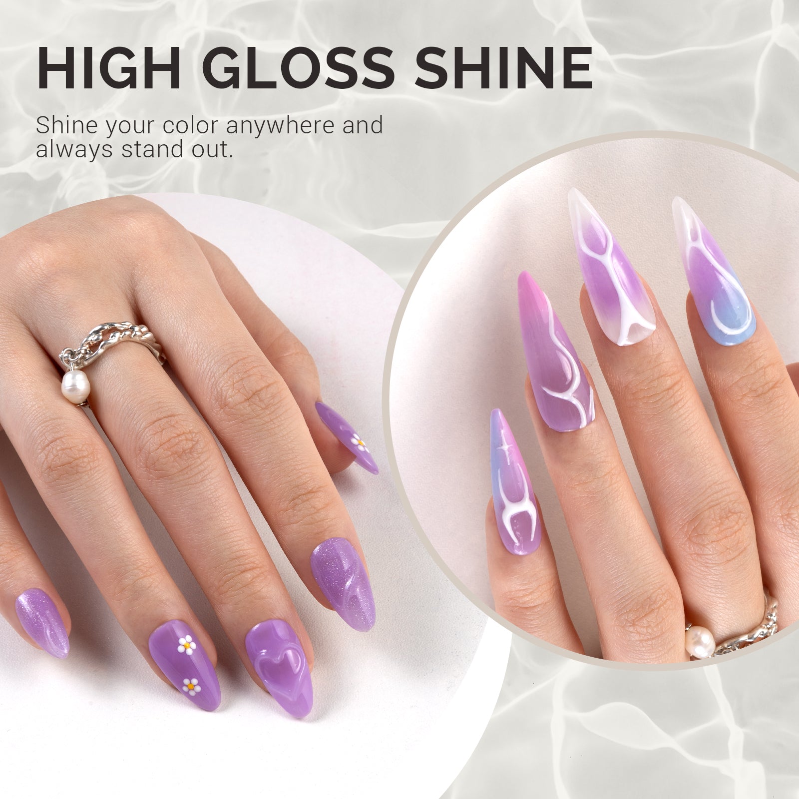 Jeweliver Jelly Gel Polish 15ml - Purple Kunzite - JP39