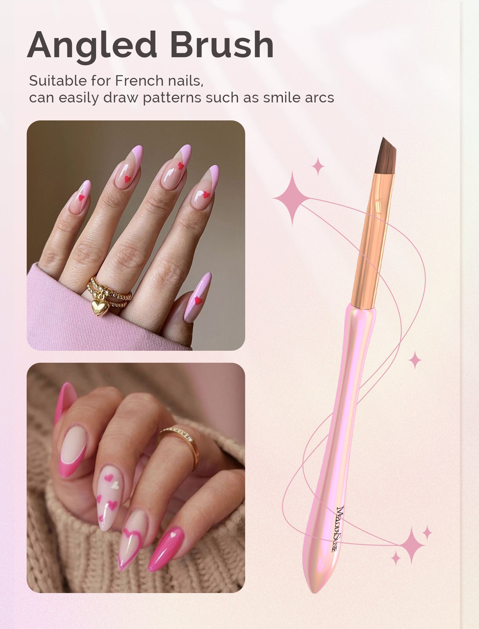 Nail Art Brushes Set (5Pcs)