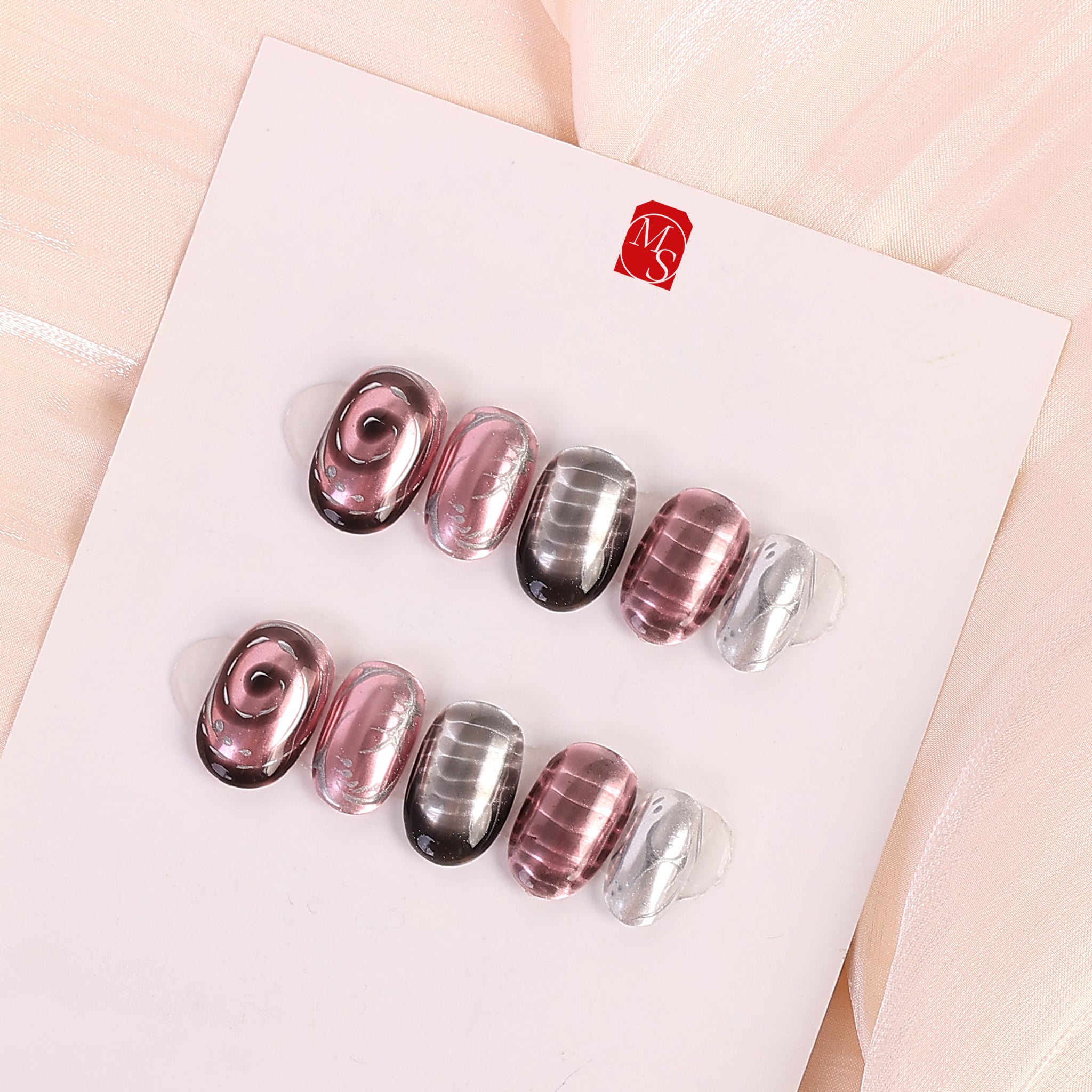 Mew Special Short Squoval Press-On Nails | MelodySusie