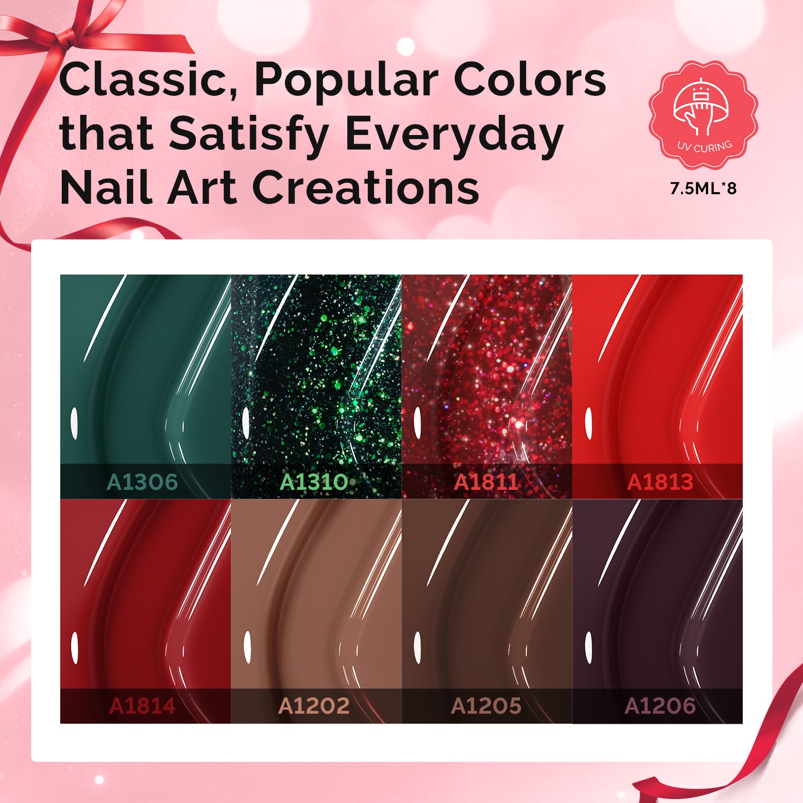 Gel Nail Polish Kit with UV Light P-PLUS30F