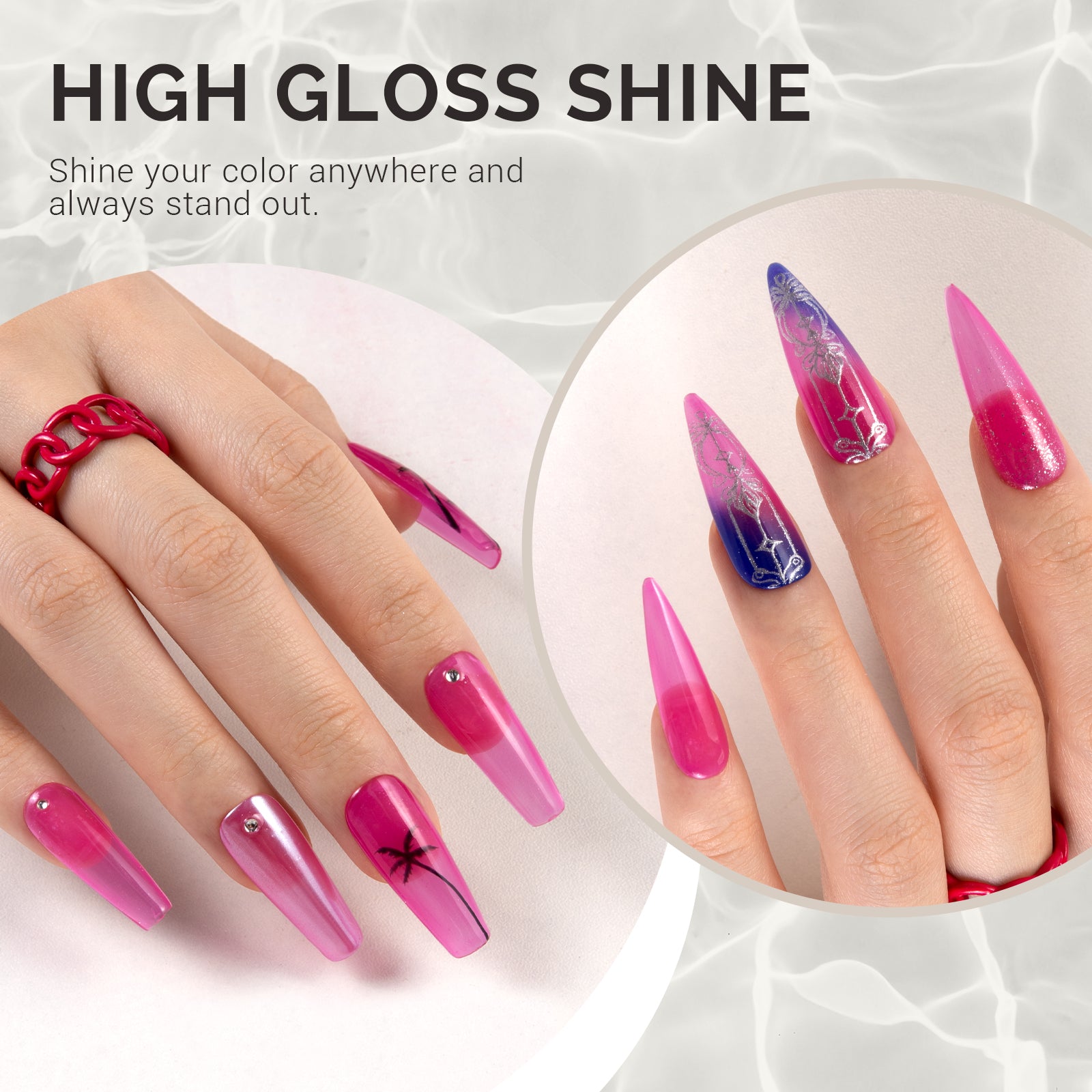 Jeweliver Jelly Gel Polish 15ml - Pink Tourmaline - JIG17