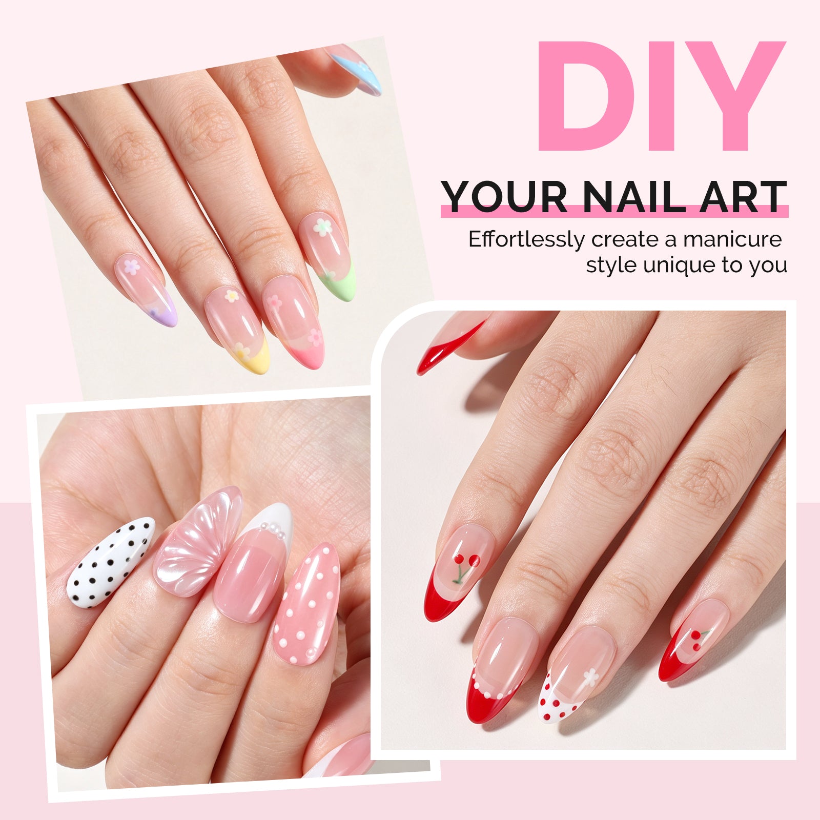 All-in-One Press-On Nails & Nail Tips Kit with Application Tools