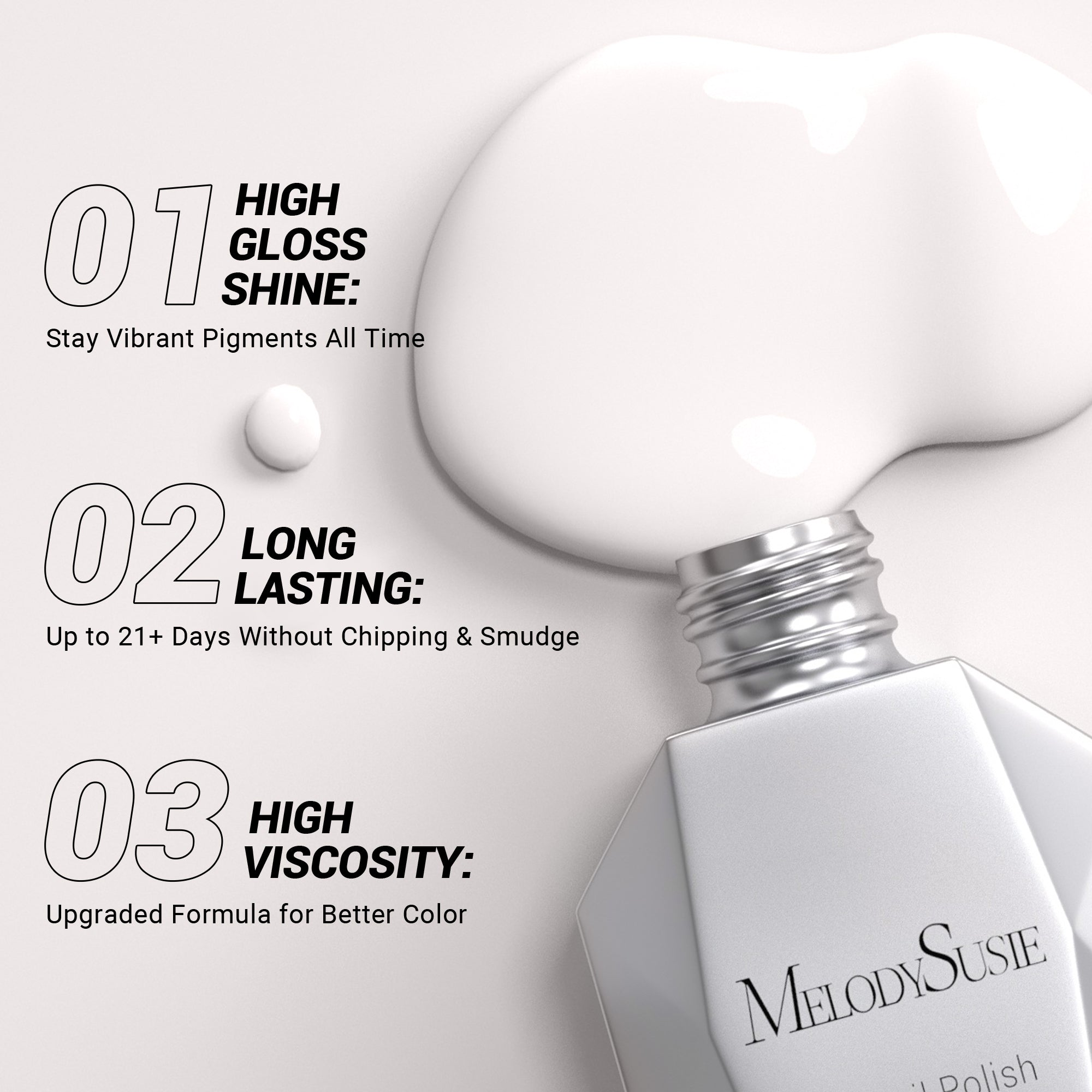 595 Egg White - Gel Nail Polish (15ml)