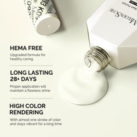 Hema Free Gel Nail Polish 0.5 fl oz/15ml - K0933 Thick Beige