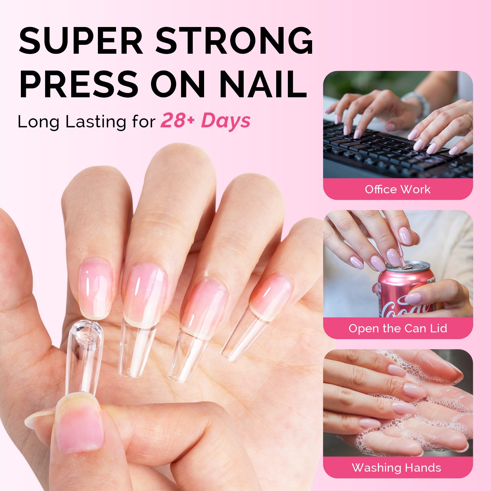 Solid Nail Glue Gel