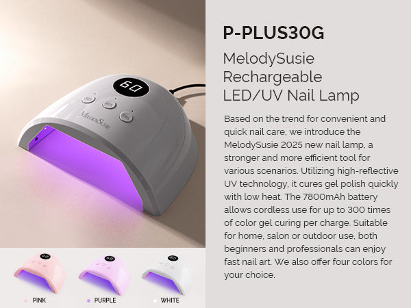 P-PLUS30F UV/LED Nail Lamp - White