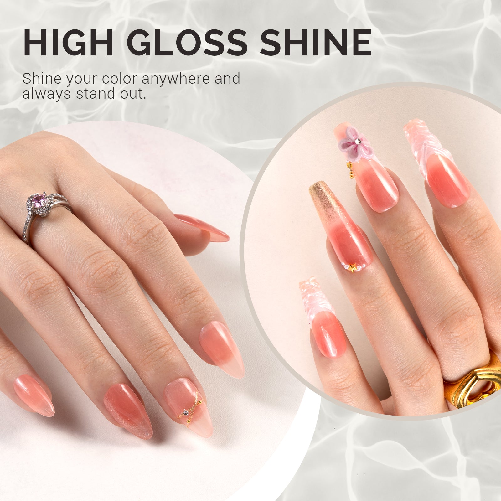 Jeweliver Jelly Gel Polish 15ml - Pink Coral - JP03