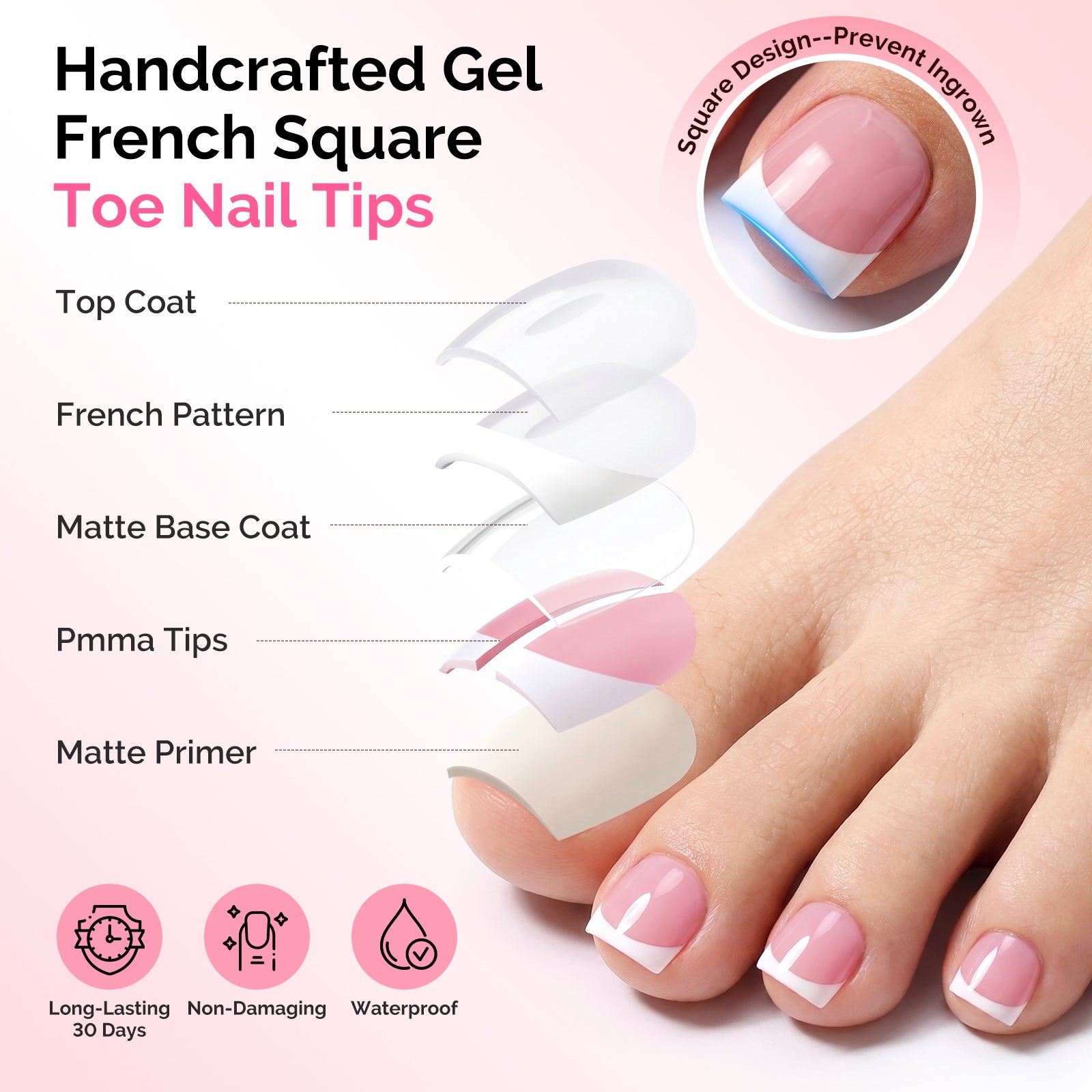 All-in-One Press-On Nails & Nail Tips Kit with Application Tools