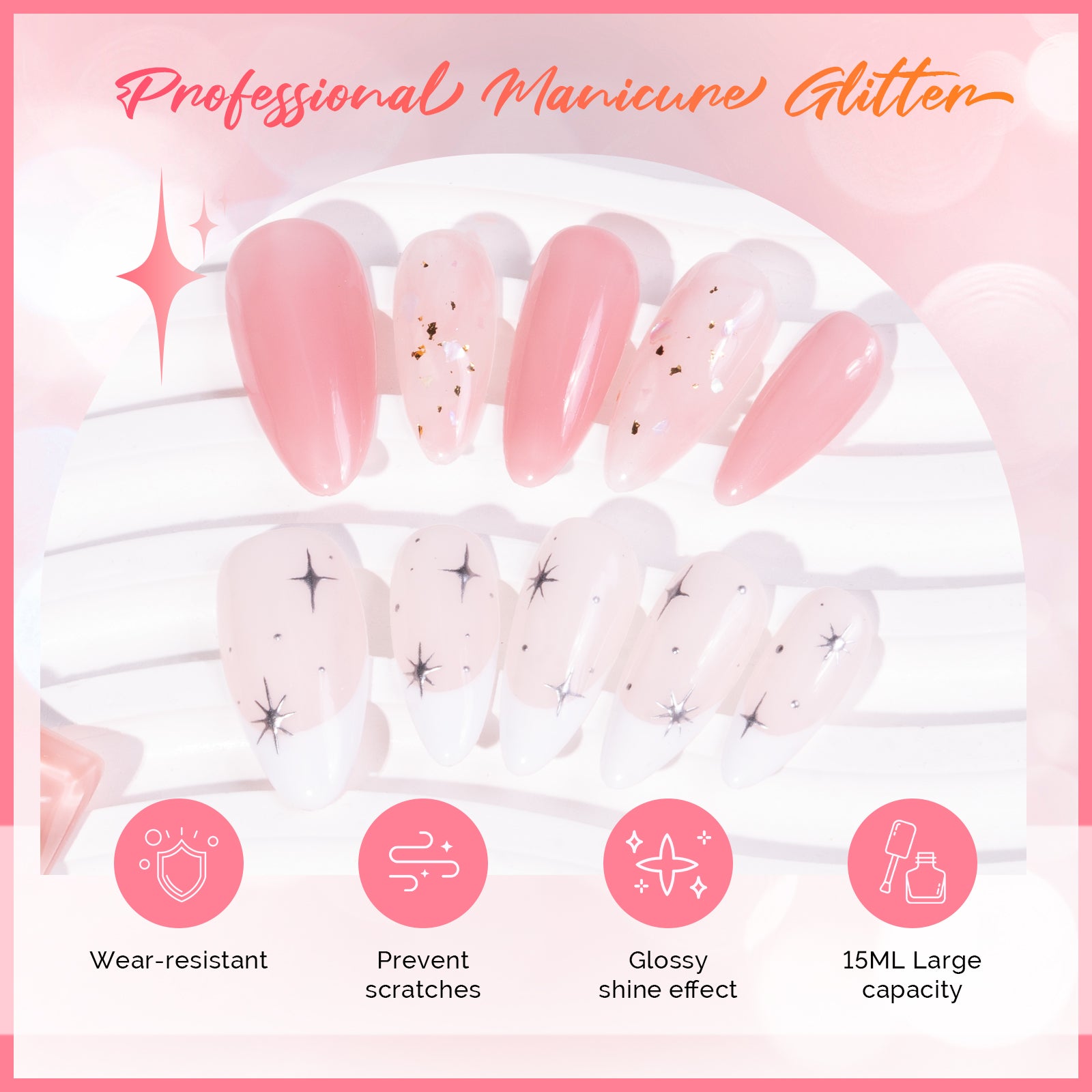 15ml Natural Ultra High-Gloss Top Coat