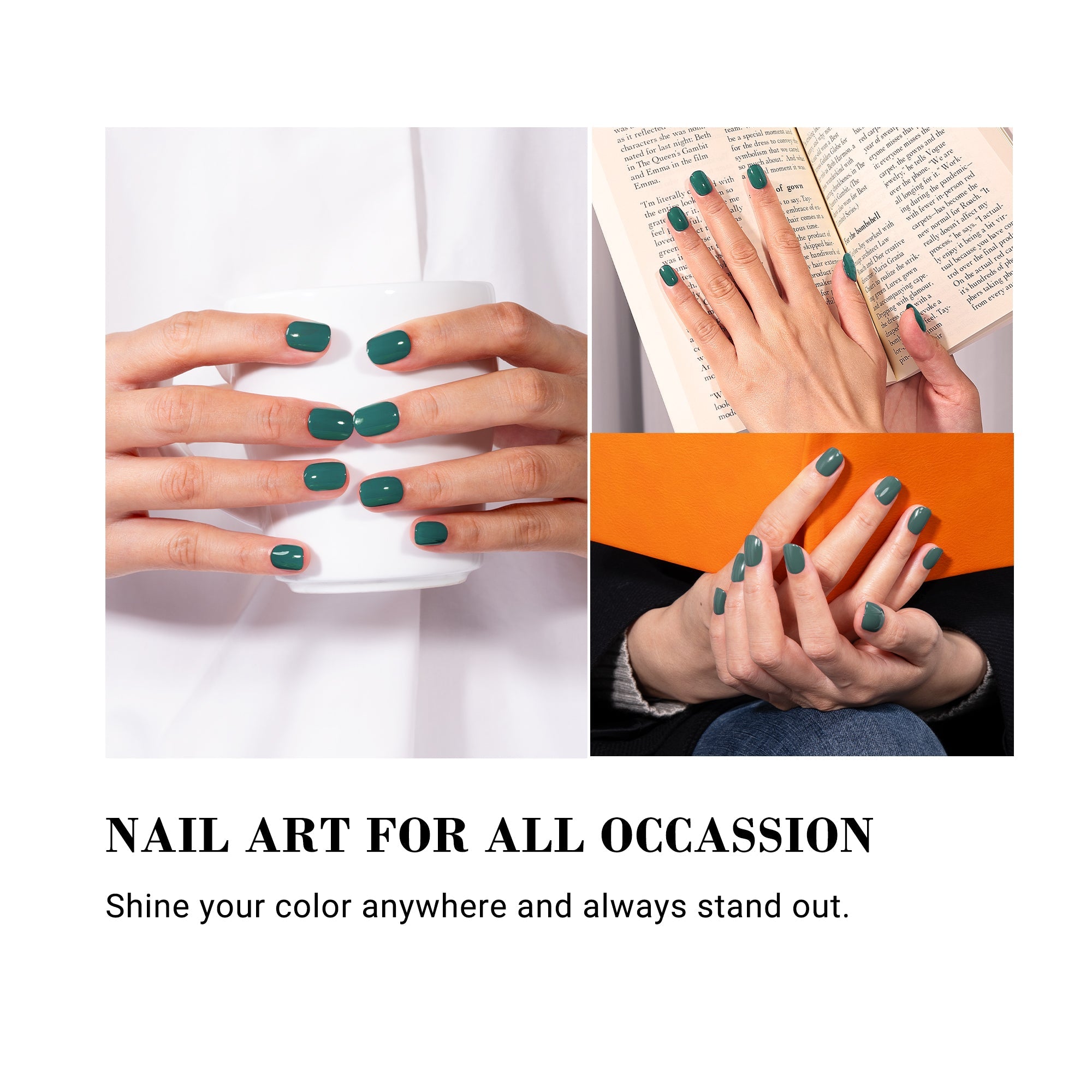 348 Lush Moss Nail Gel Polish(15ml)
