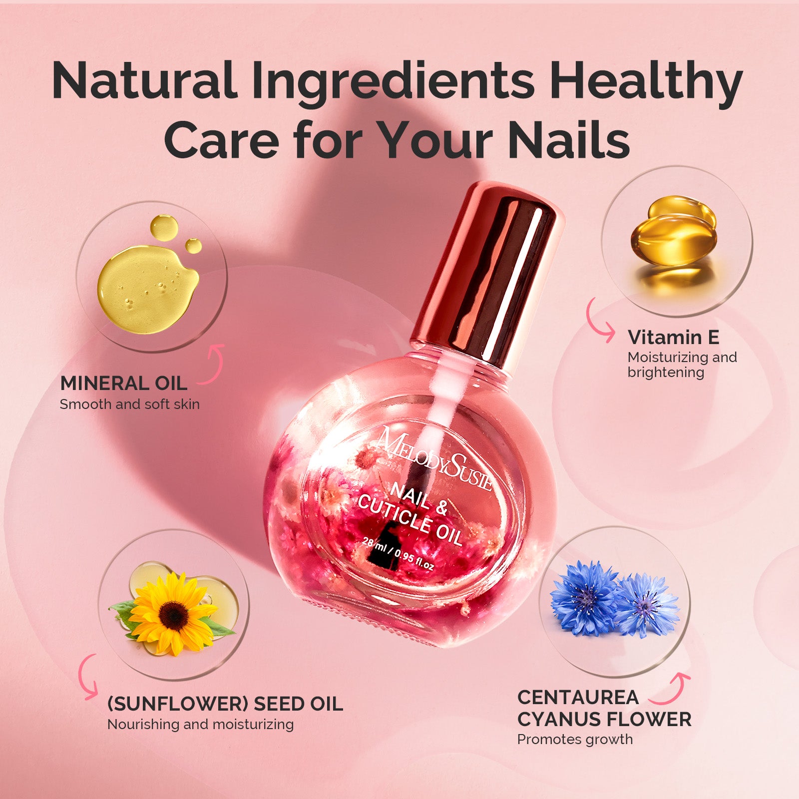 Rose Cuticle Oil 28ml 0.95 fl. Oz