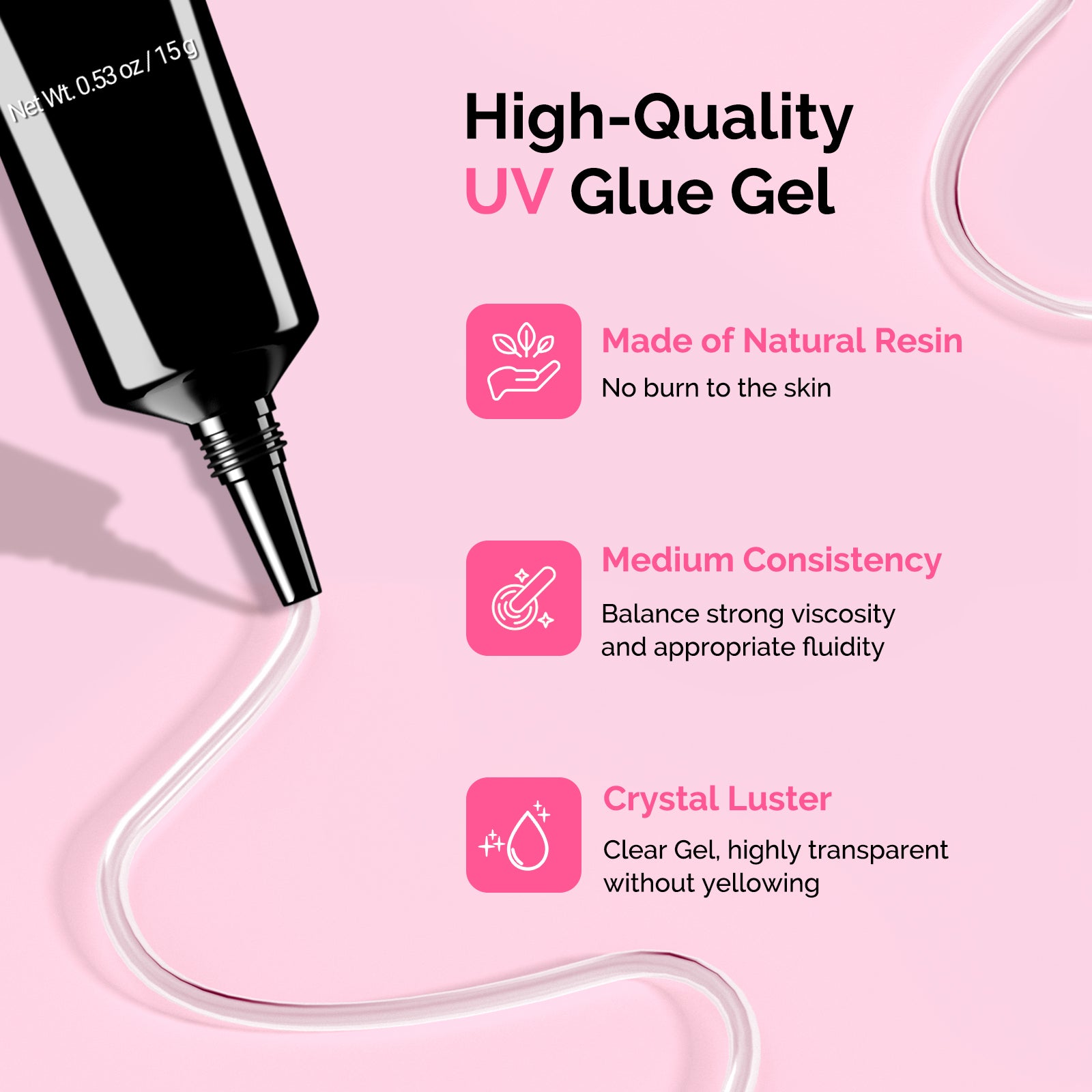 Nail Rhinestone Glue 15g - 2Pcs