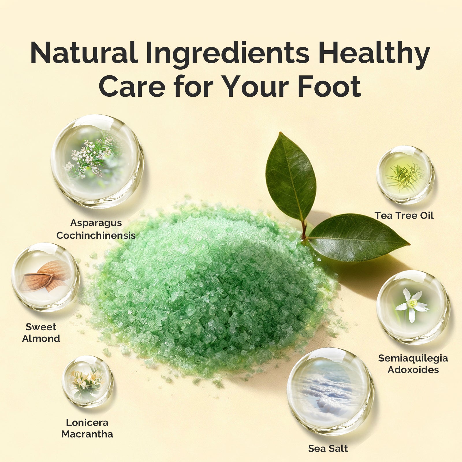 Tea Tree Oil Foot Soak with Sea Salt