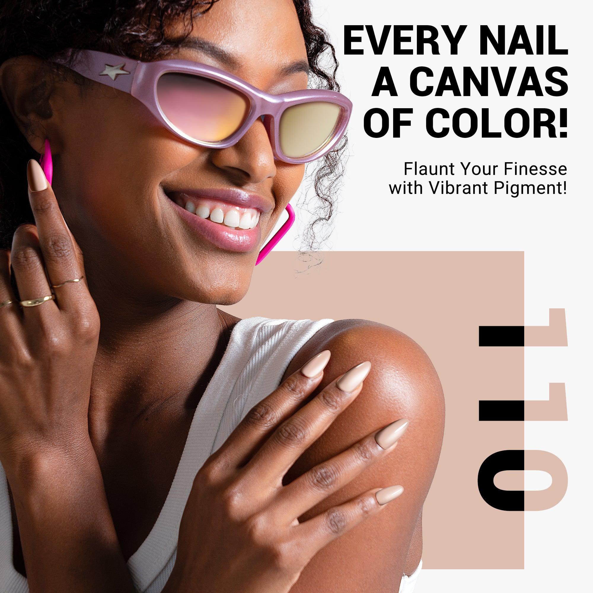110 Sand Nude - Gel Nail Polish(15ml)