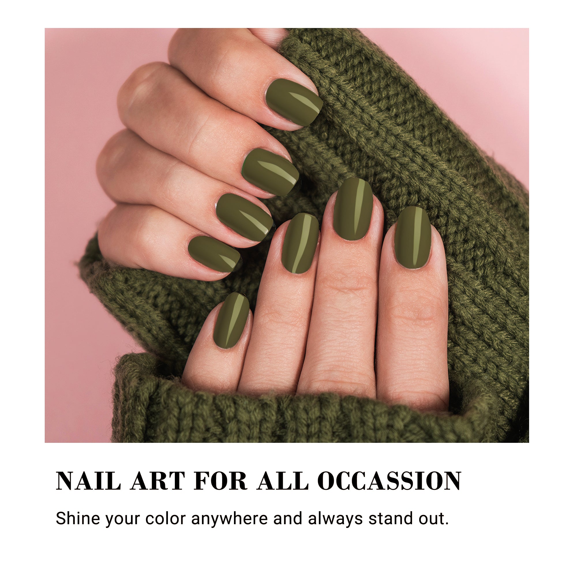 603 Olive Green - Gel Nail Polish (15ml)