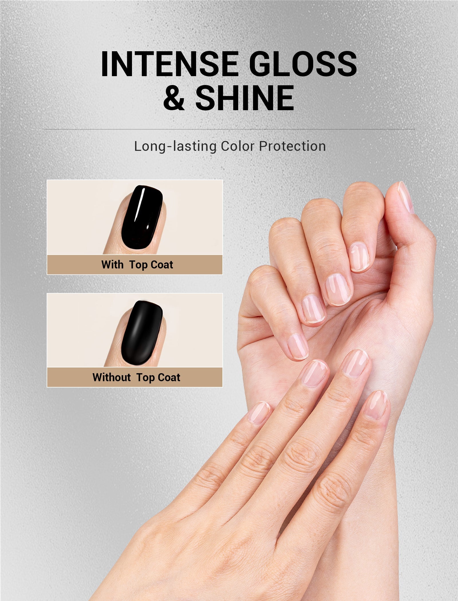 Top & Base Coat Nail Gel Polish 15ml