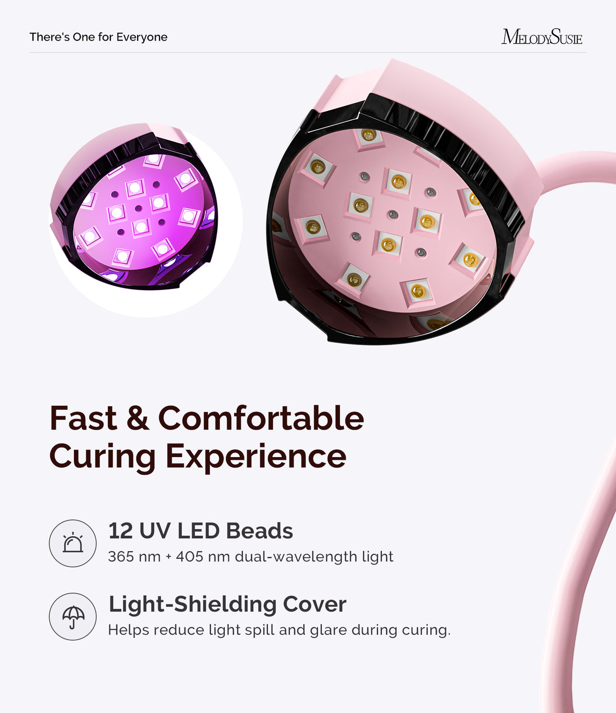 P-Art12A Cordless Motion-Sensor Gooseneck UV Nail Lamp