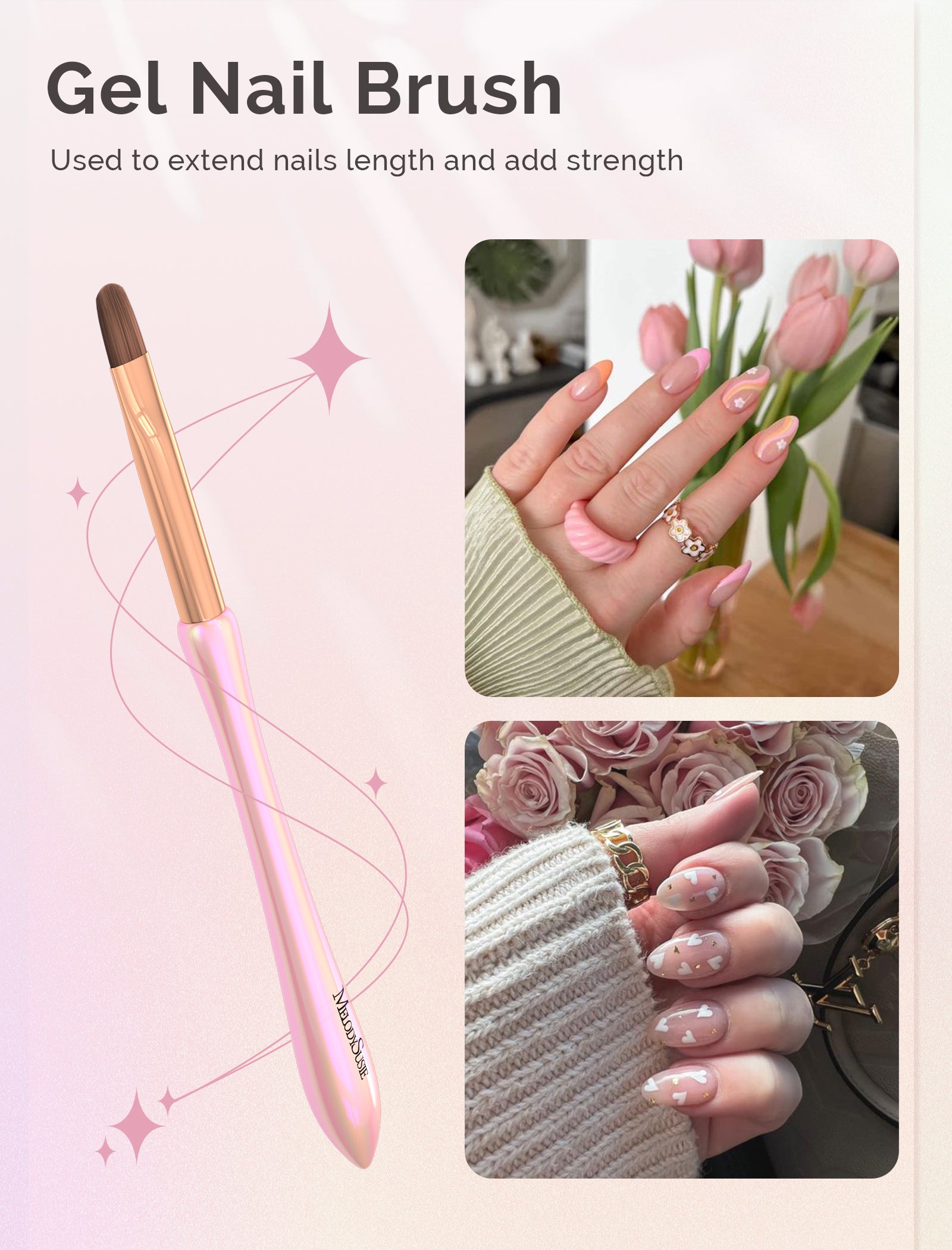 Nail Art Brushes Set (5Pcs)