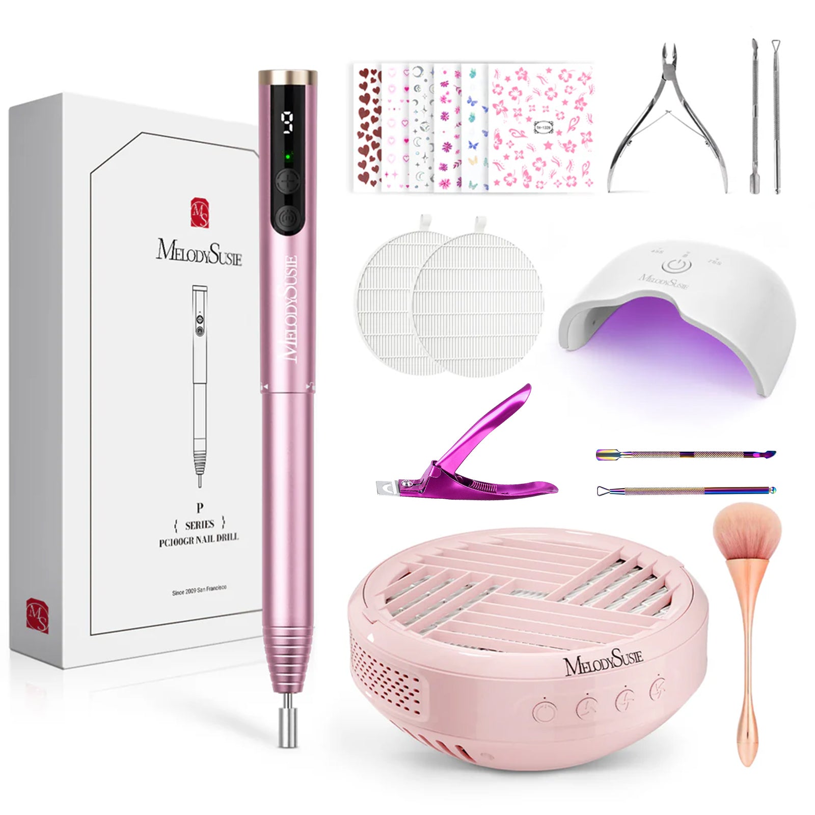 PocketNail PC100GR/PC100G Pen-Shaped Innovative Portable Rechargeable Nail Drill 20,000RPM
