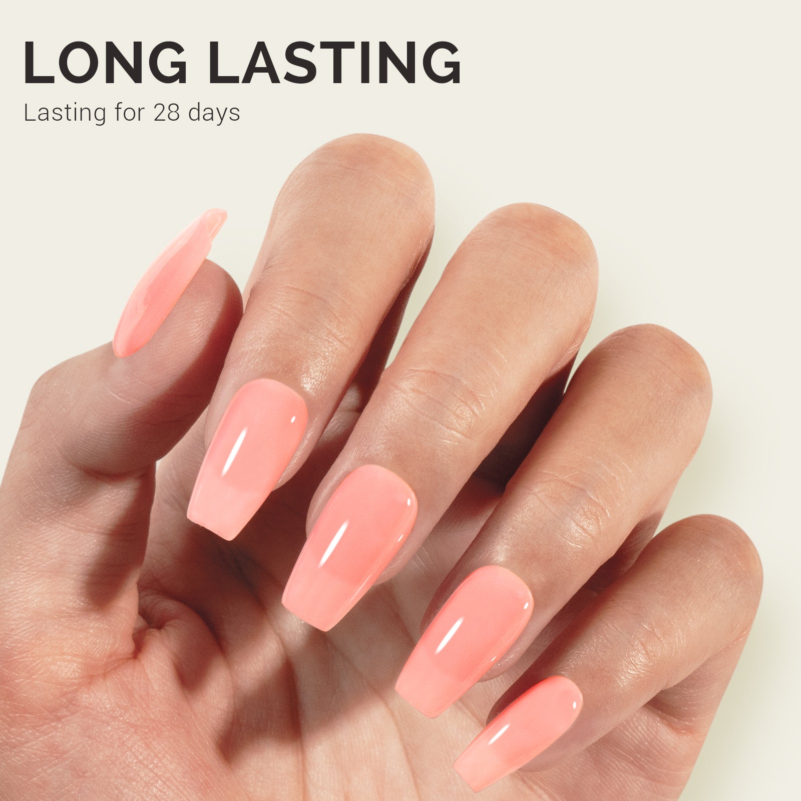 Jeweliver Jelly Gel Polish 15ml - Pink Coral - JP03