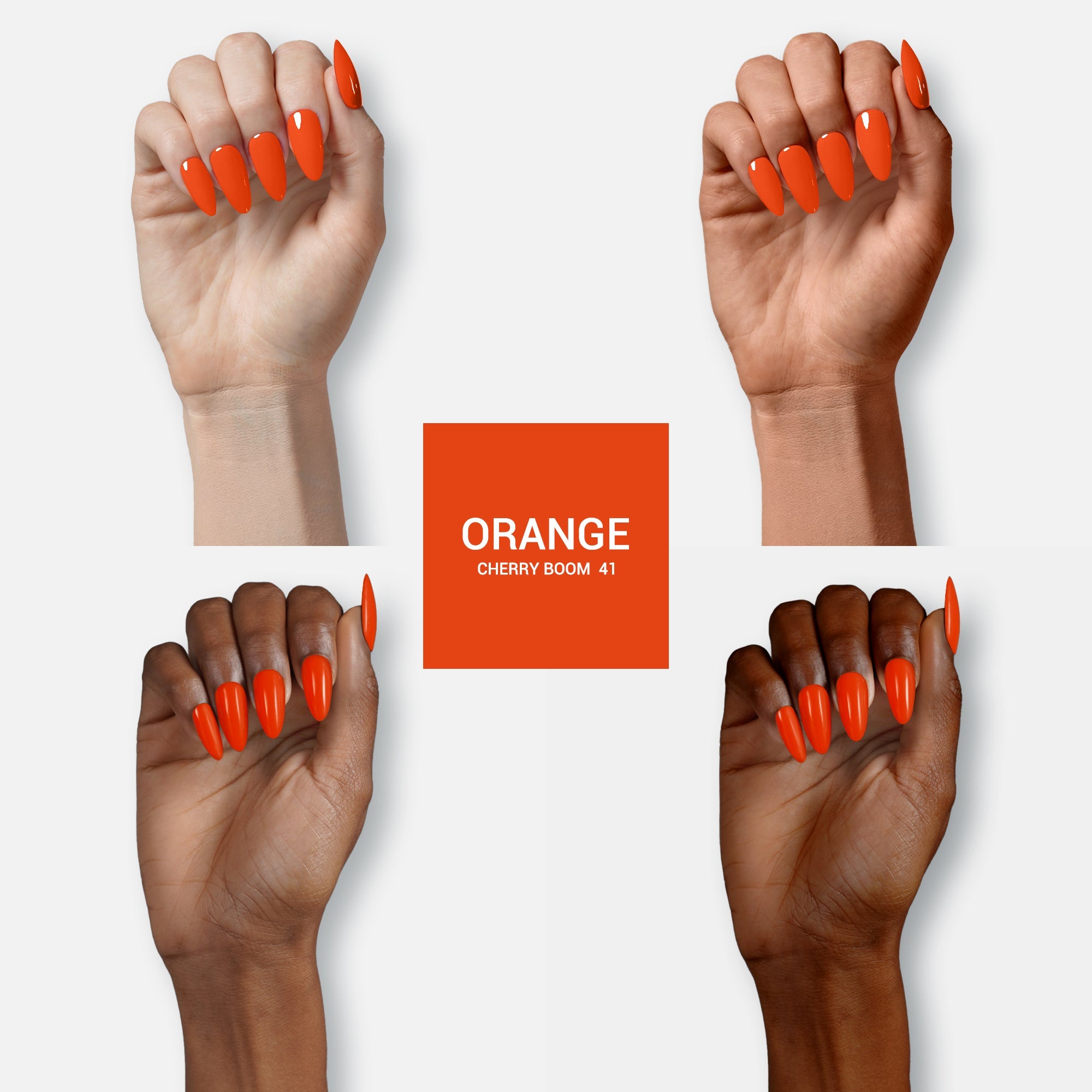 041 Juicy Orange Nail Gel Polish(15ml)