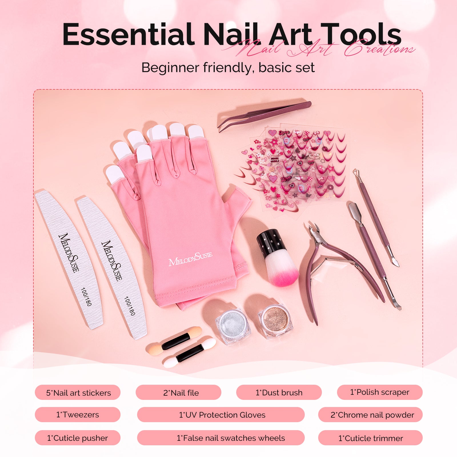 Gel Nail Polish Kit with UV Light P-PLUS30F