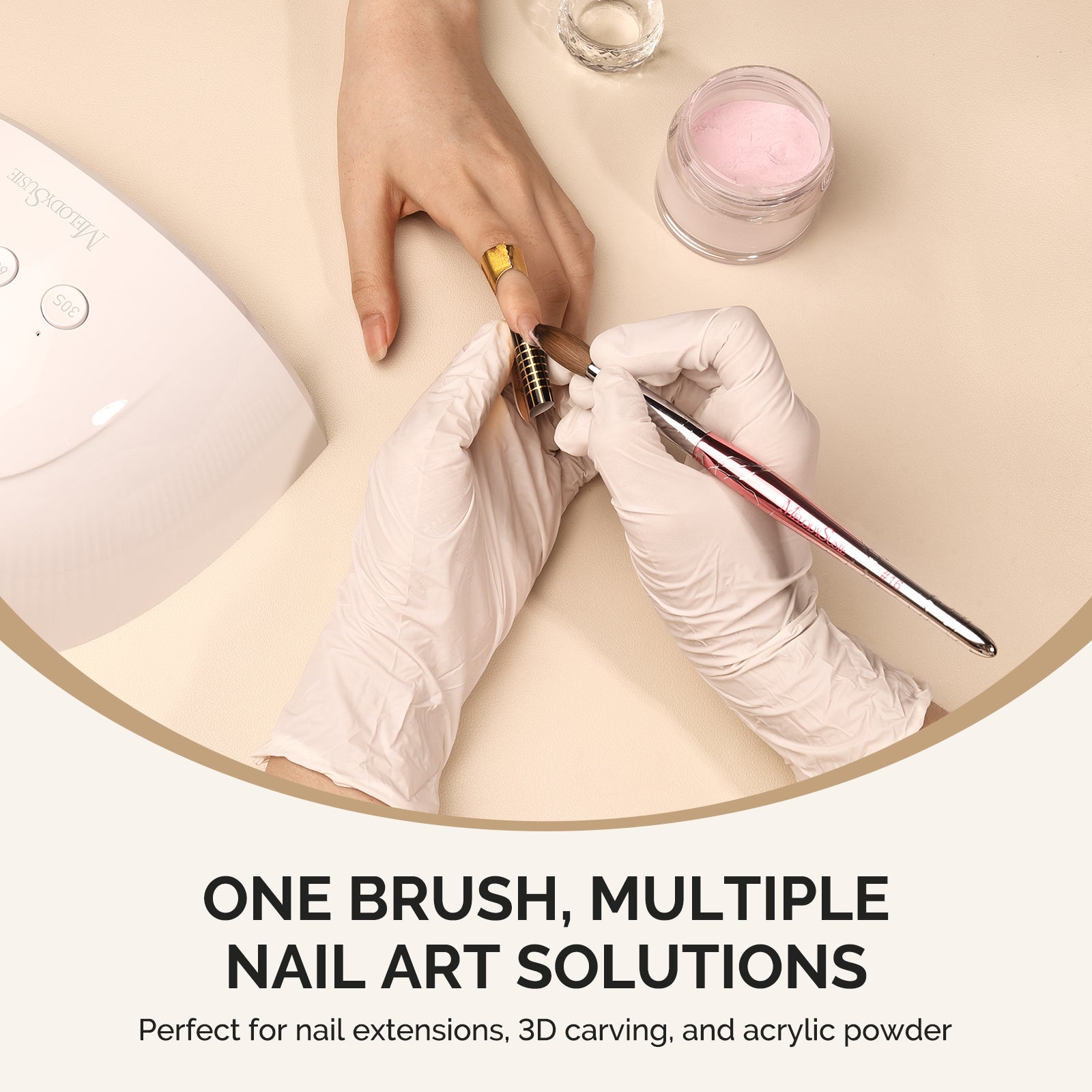 Z-Series 100% Top-Tier Kolinsky Acrylic Nail Brush