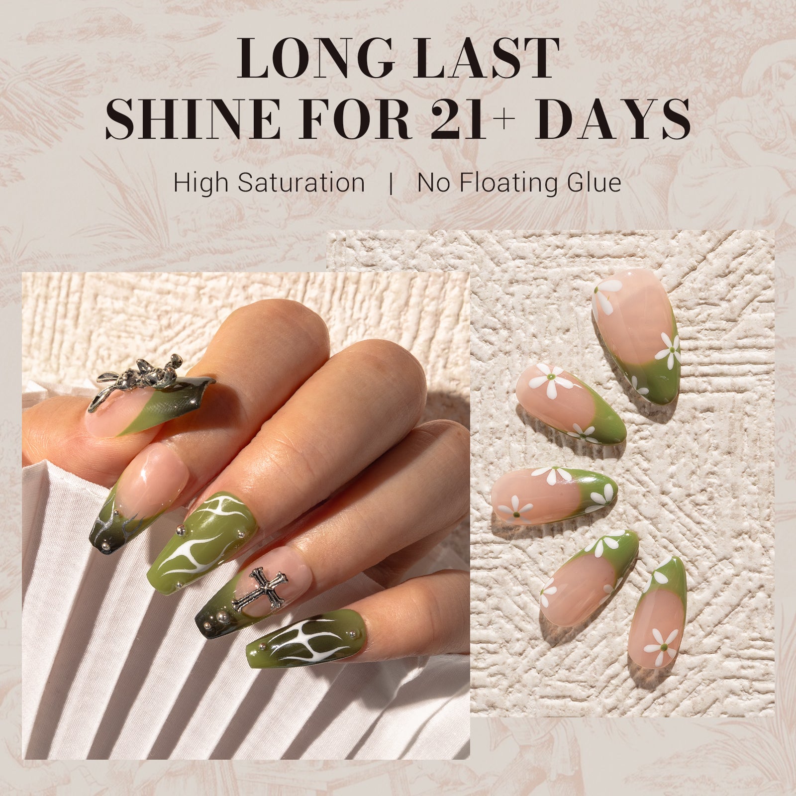 603 Olive Green - Faster UV Curing Gel Nail Polish 0.5 fl oz/15ml