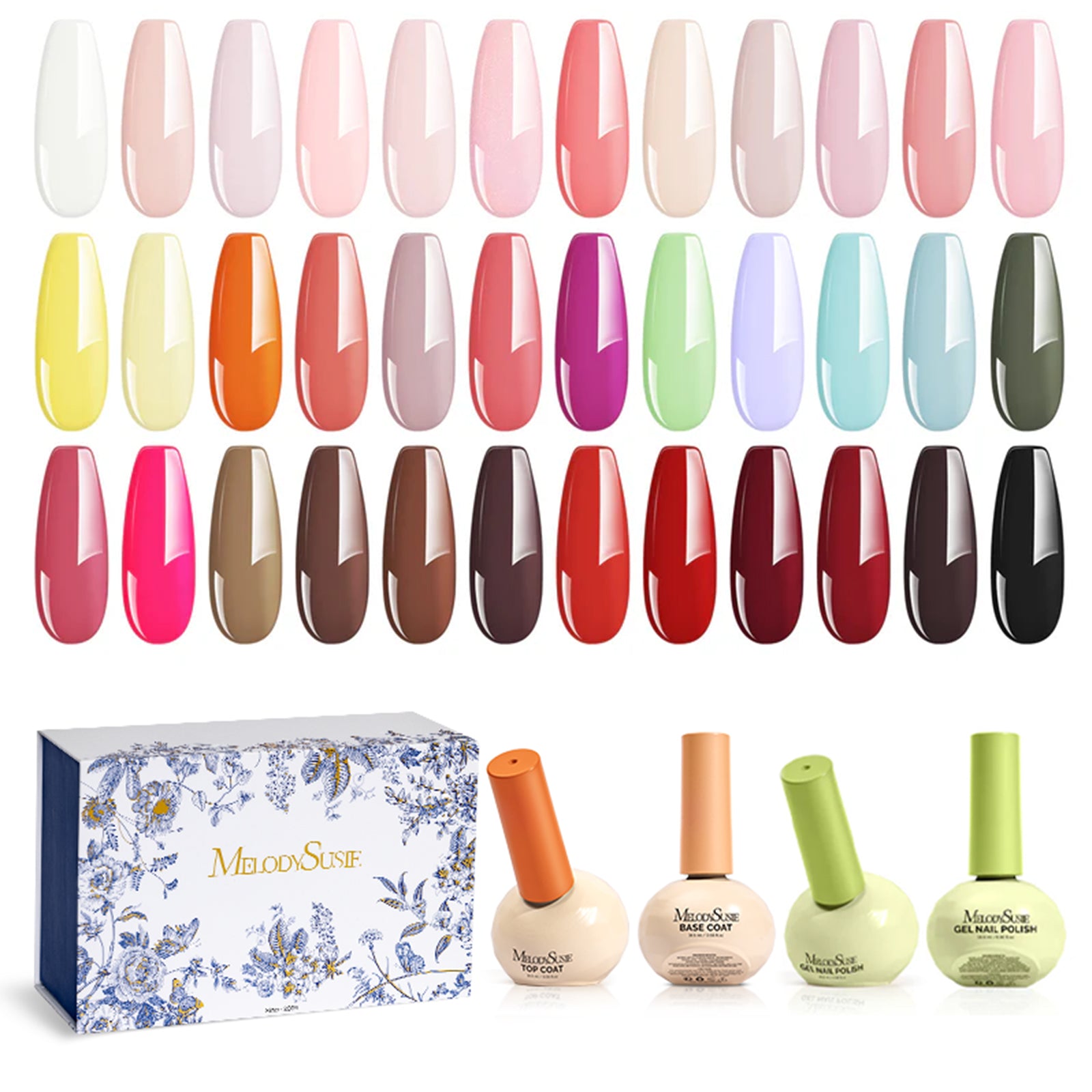 Plant-Based HEMA-Free & HPMA-Free & TPO-Free Gel Nail Polish 36 Colors