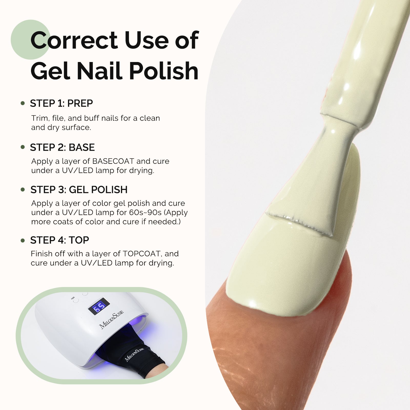 Hema Free Gel Nail Polish 0.5 fl oz/15ml - K0933 Thick Beige
