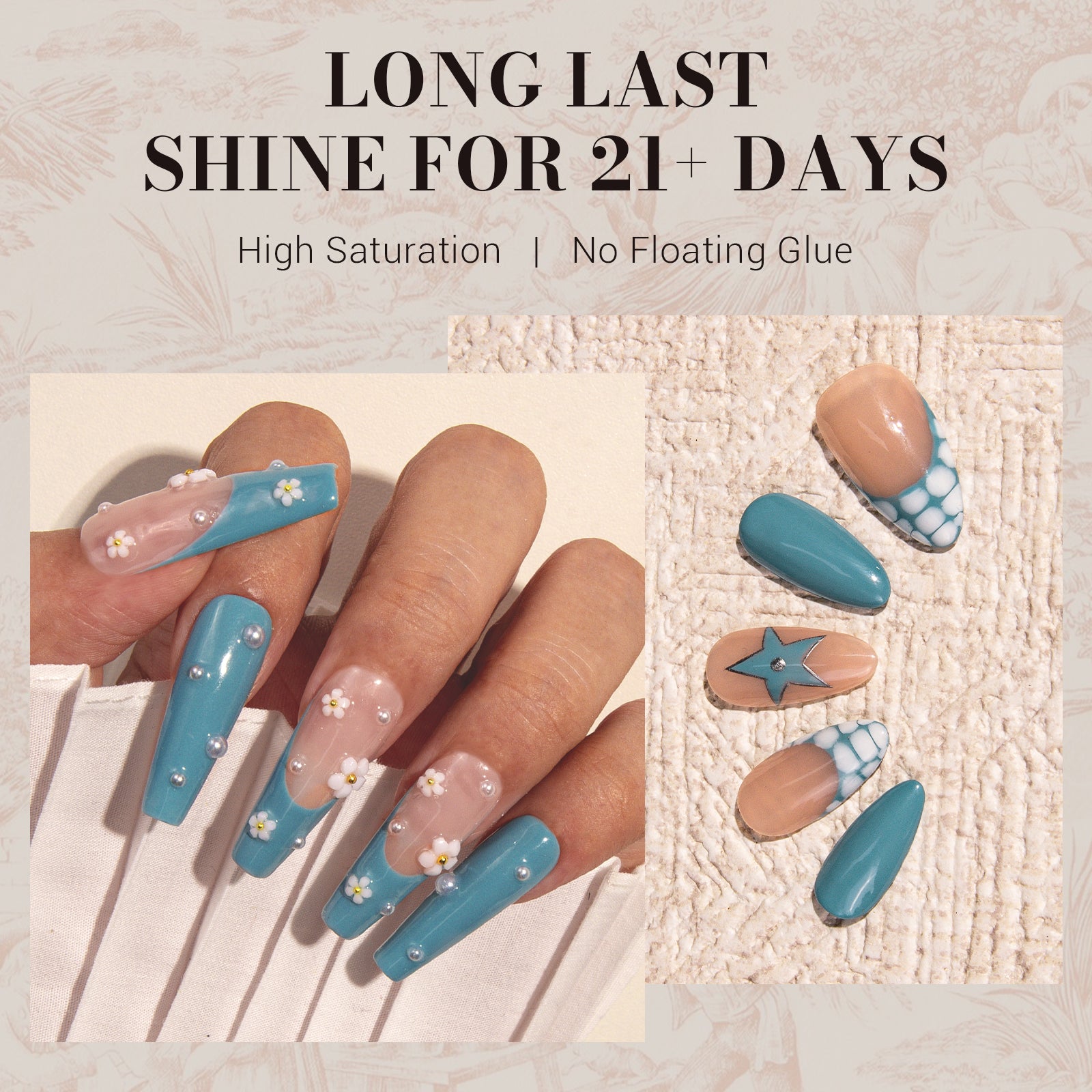 415 Dawn Blue - Faster UV Curing Gel Nail Polish 0.5 fl oz/15ml