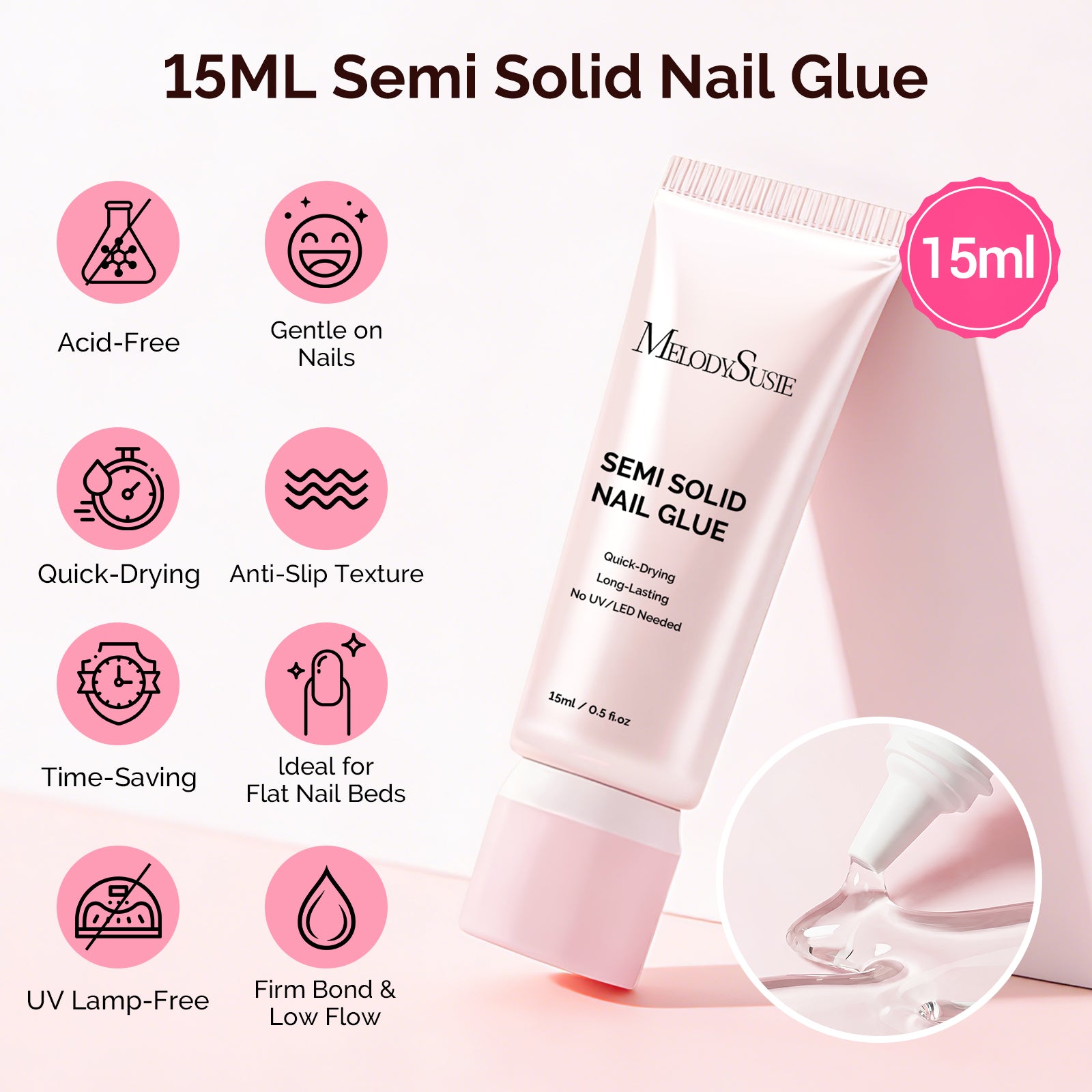 All-in-One Press-On Nails & Nail Tips Kit with Application Tools
