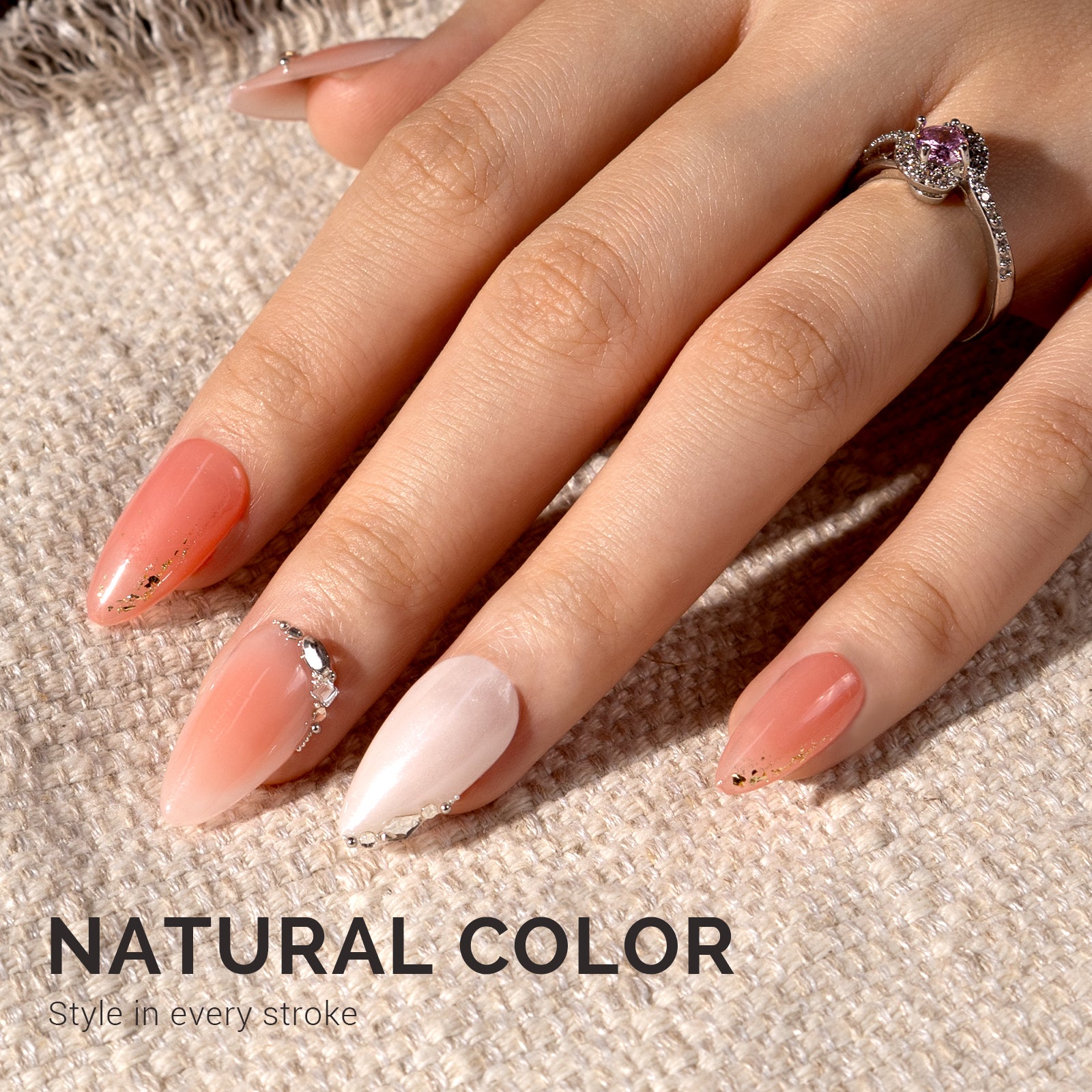 Jeweliver Jelly Gel Polish 15ml - Pink Coral - JP03