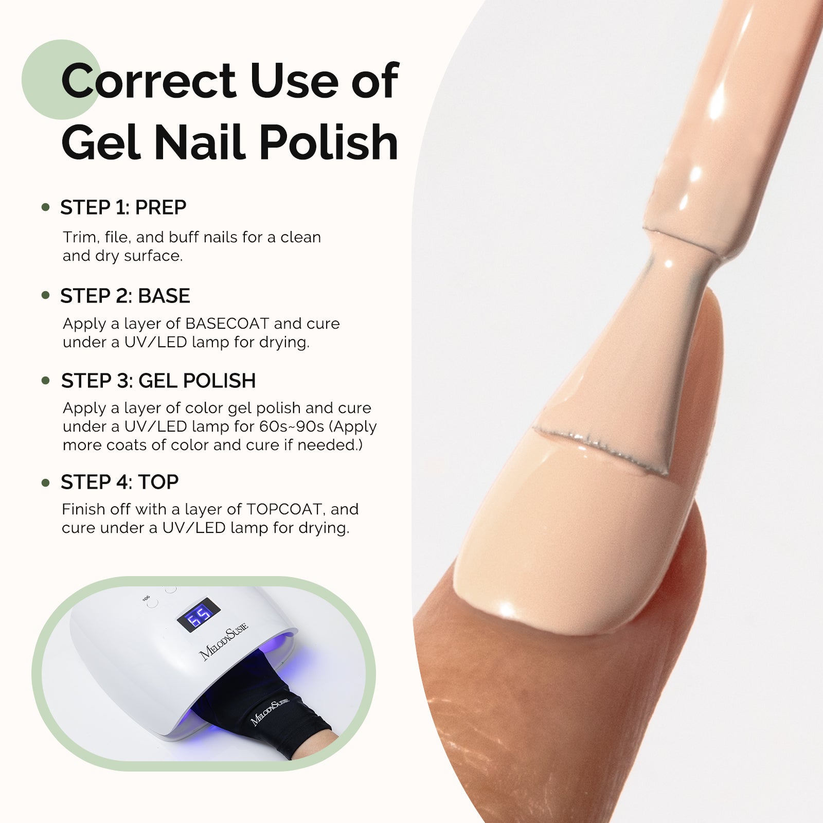 Hema Free Gel Nail Polish 0.5 fl oz/15ml - K0433 Thick Light Nude