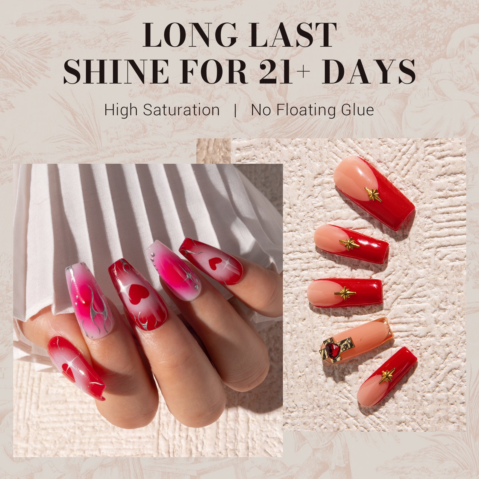 072 red - Faster UV Curing Gel Nail Polish 0.5 fl oz/15ml