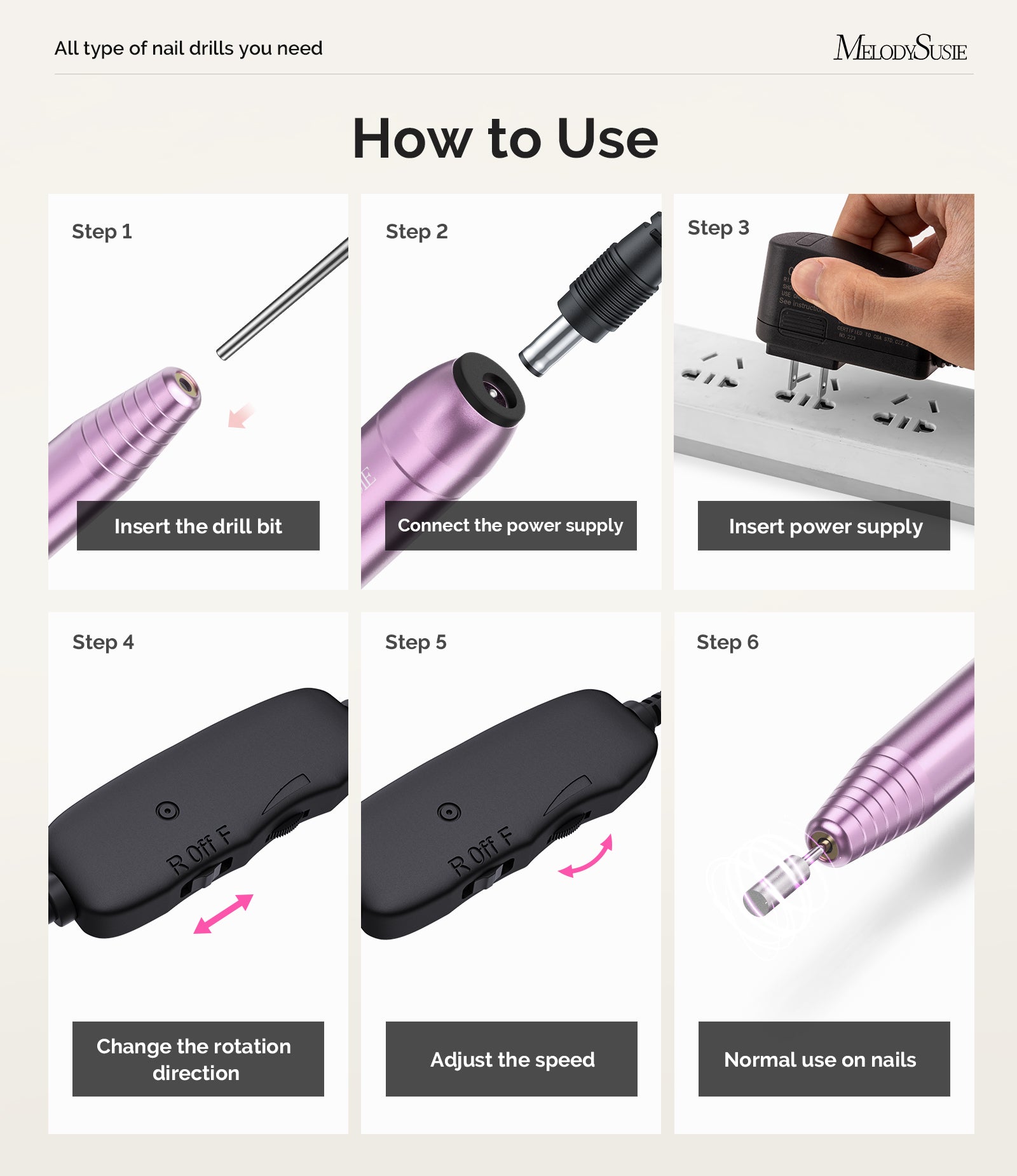 Sheen(PC120B) Portable Nail Drill 20,000RPM