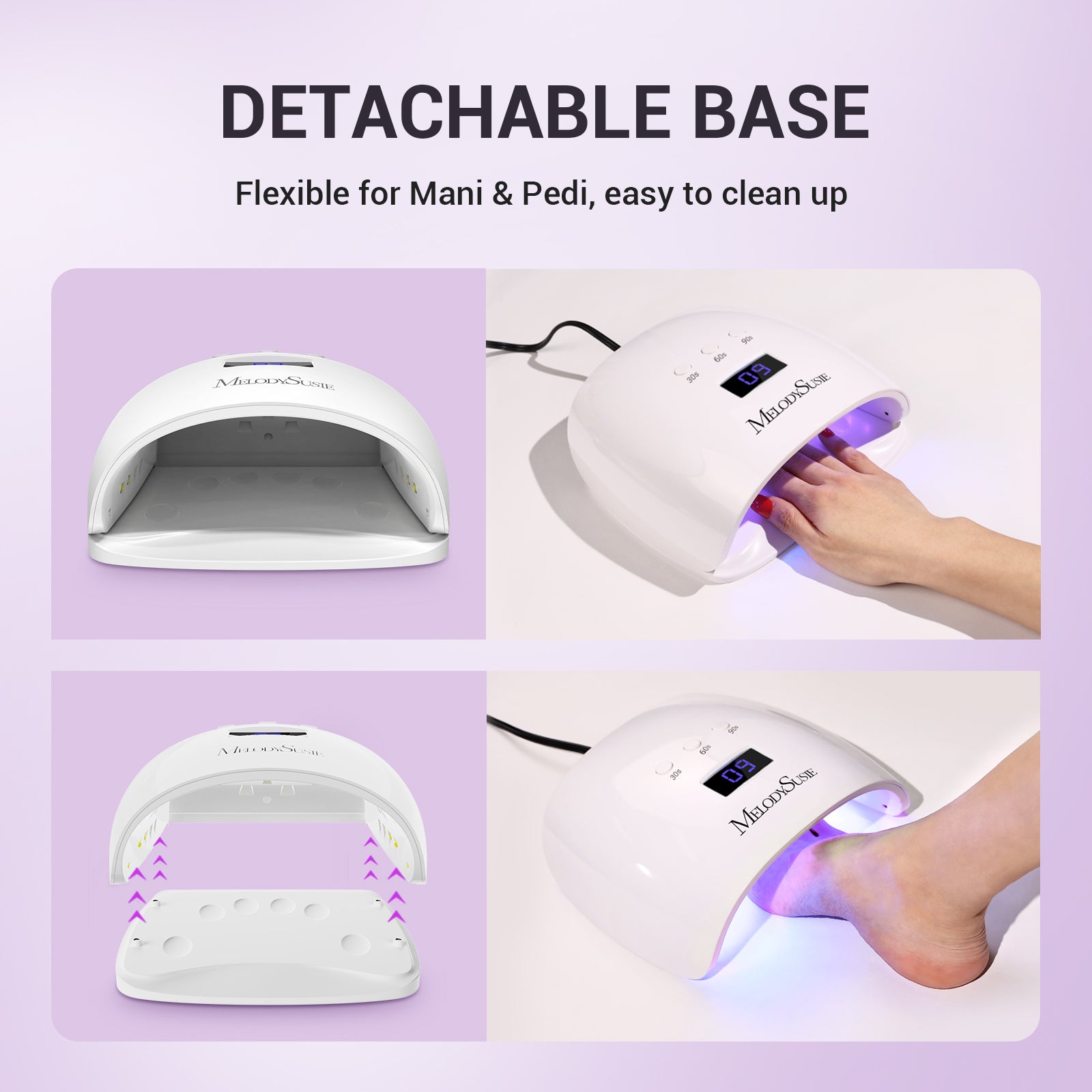 54W UV LED Professional Gel Nails UV Light Dryer | MelodySusie