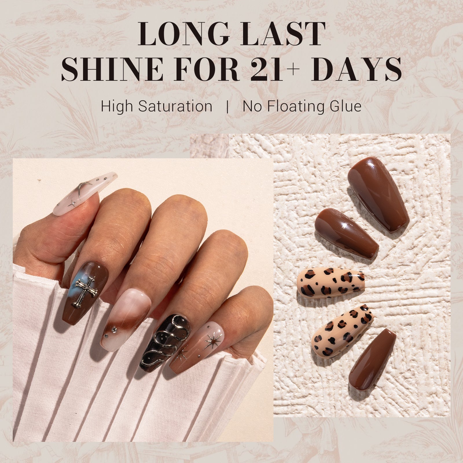 534 Brown - Faster UV Curing Gel Nail Polish 0.5 fl oz/15ml