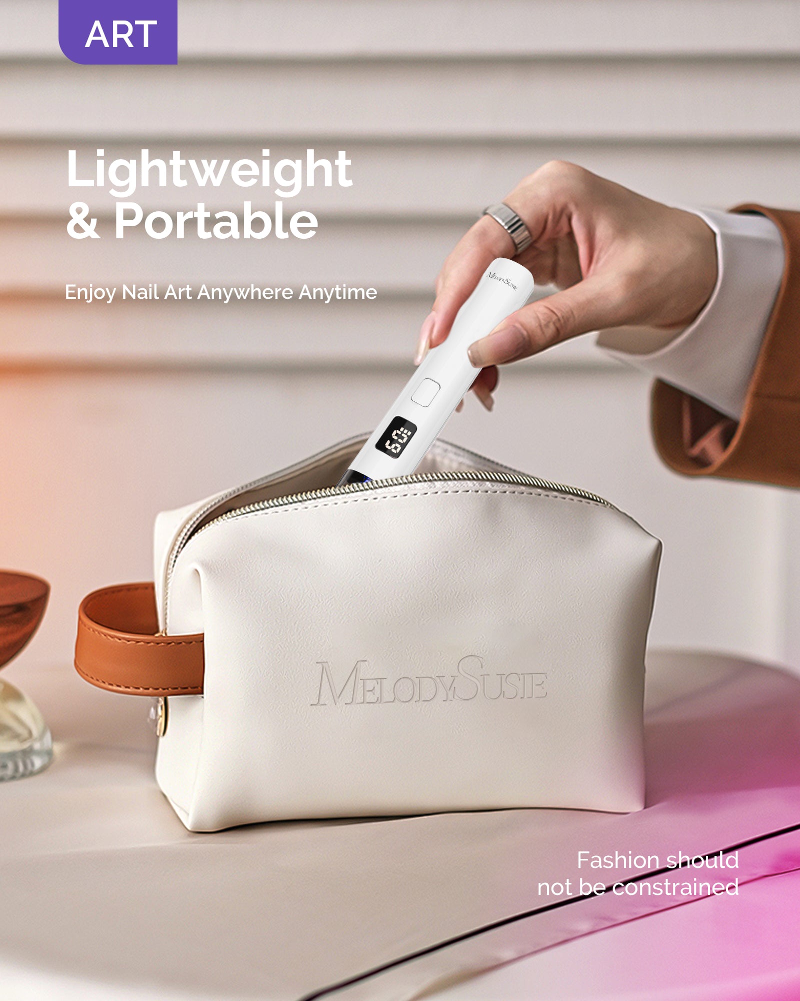 P-Art01R Rechargeable Mini LED/UV Nail Art Lamp