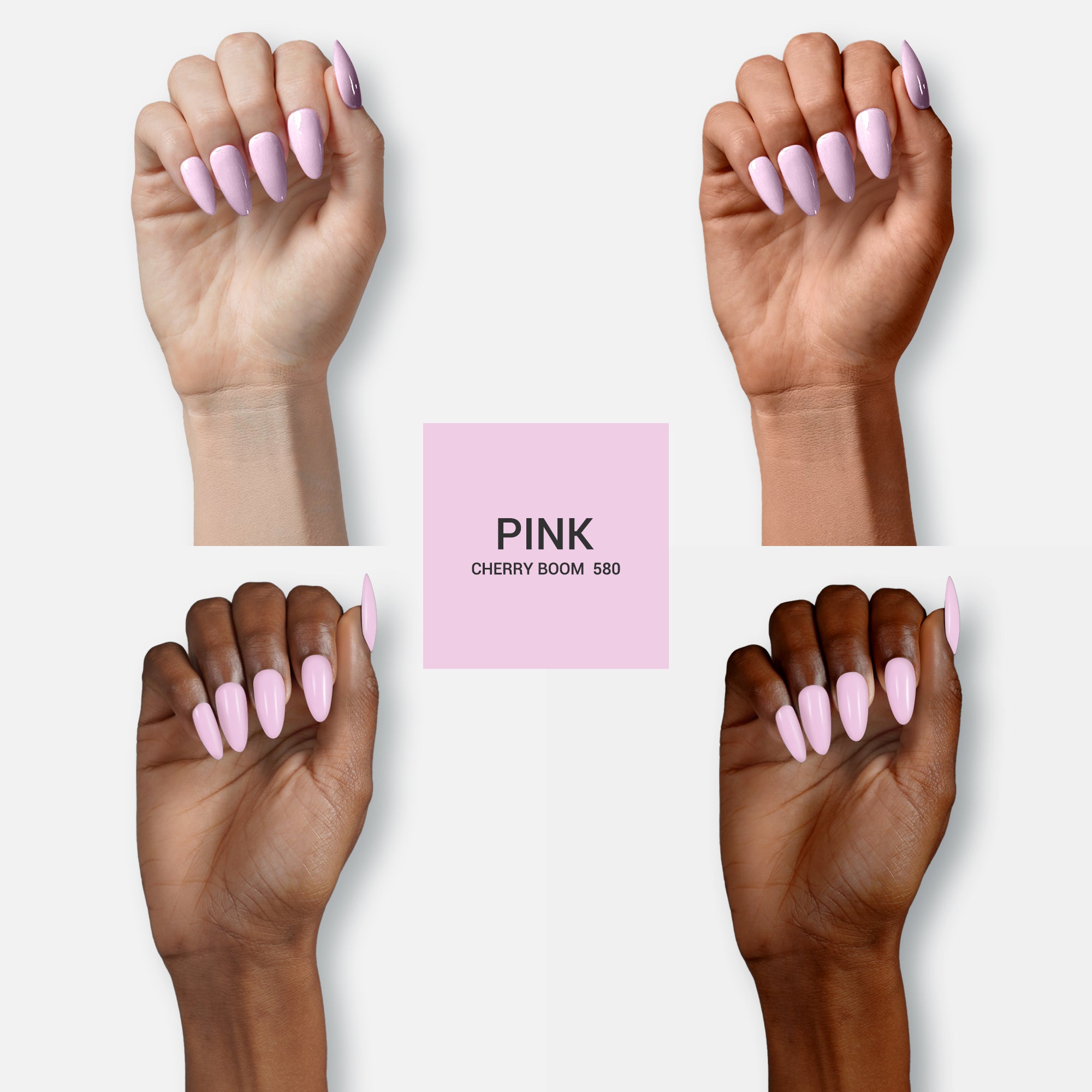 580 Cream Pink - Gel Nail Polish(15ml)