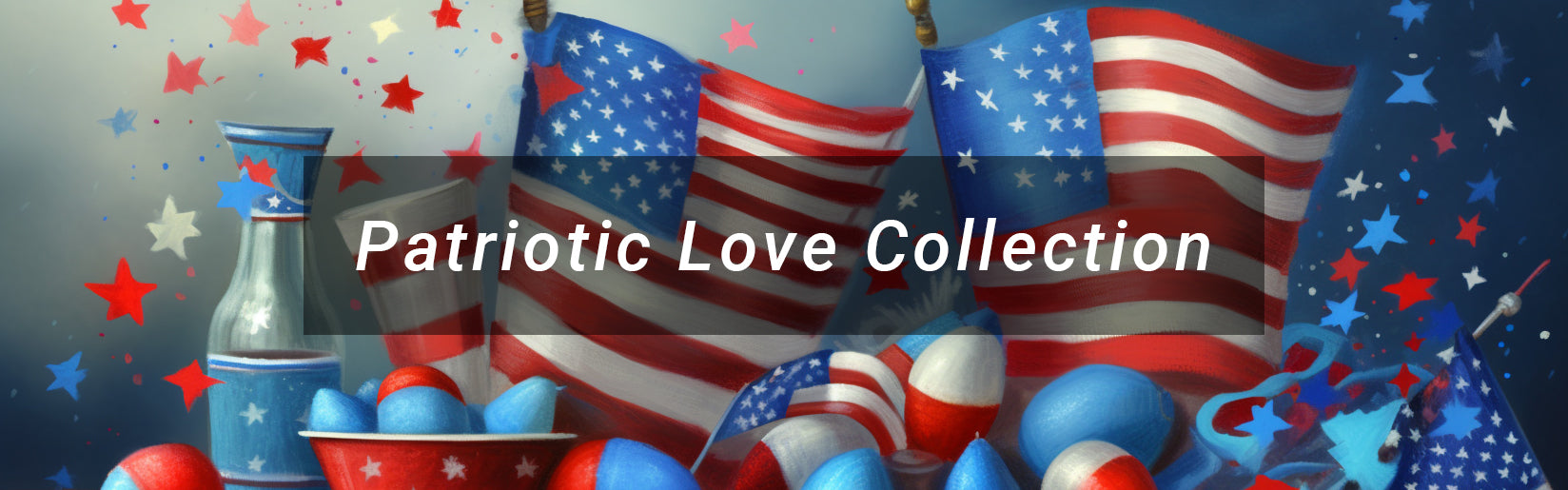 Patriotic Love Press On Nails | MelodySusie