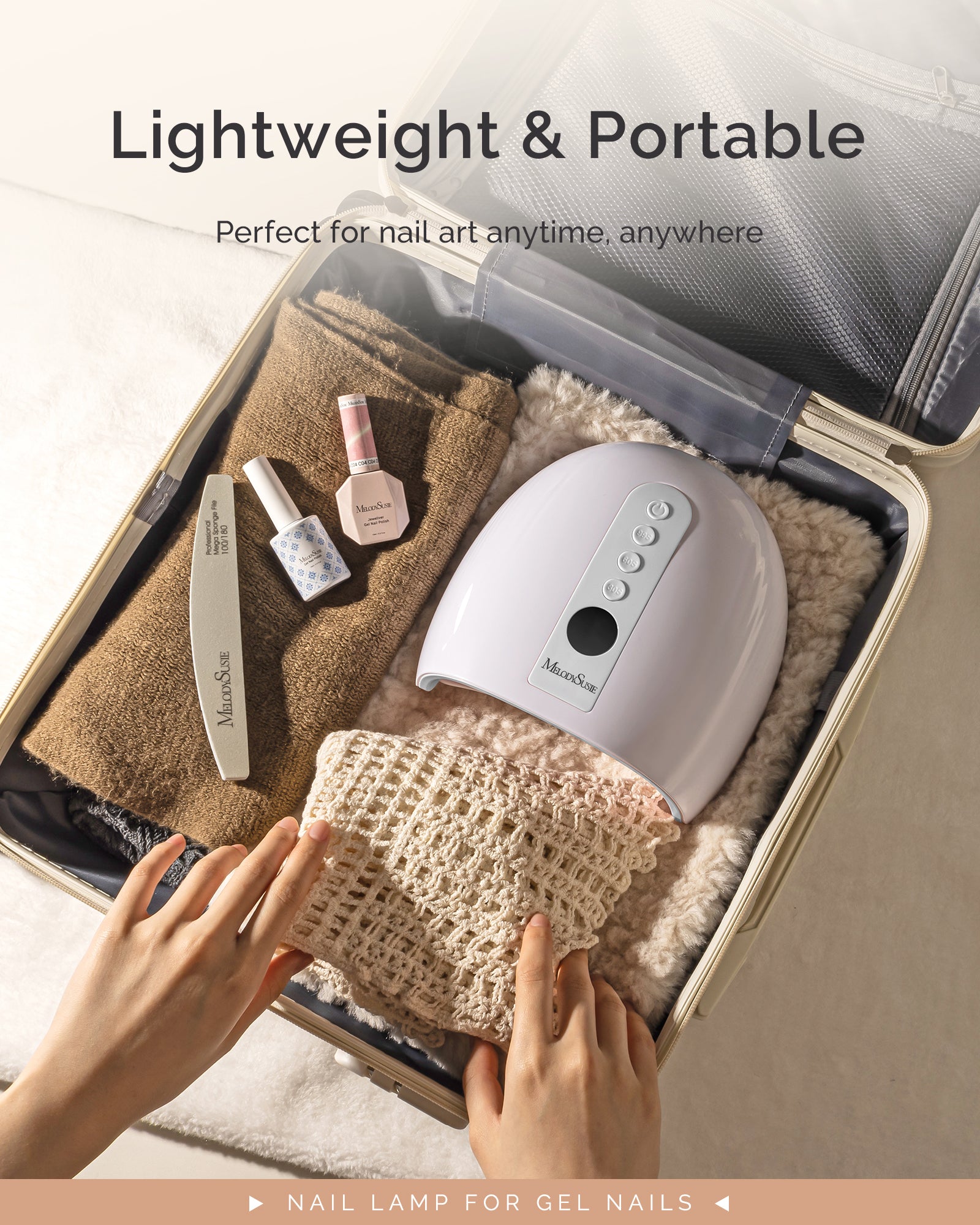 P-PLUS30G Rechargeable Cordless UV/LED Nail Lamp