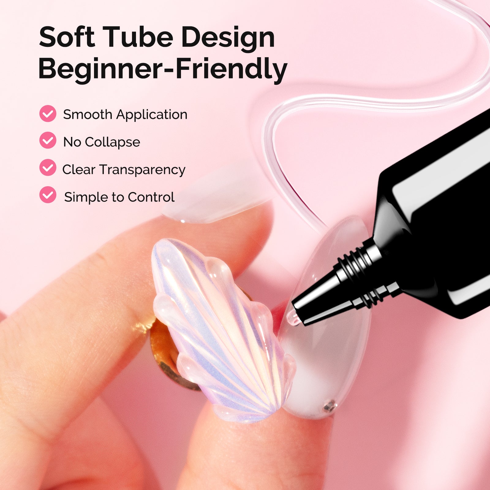 3D Sculpting Clear Nail Glue Gel