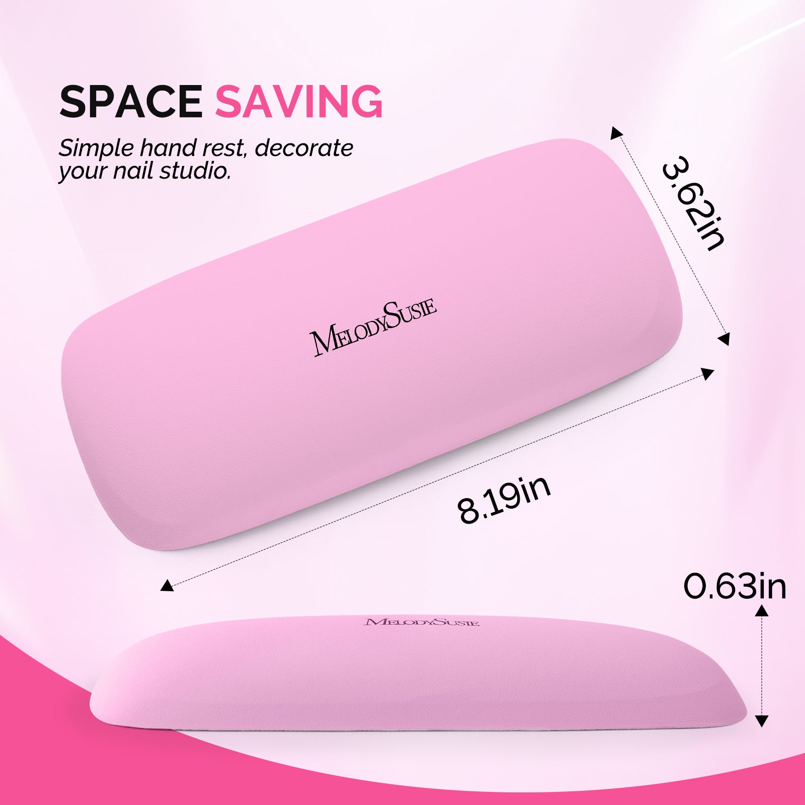Portable PU Leather Nail Arm Rest
