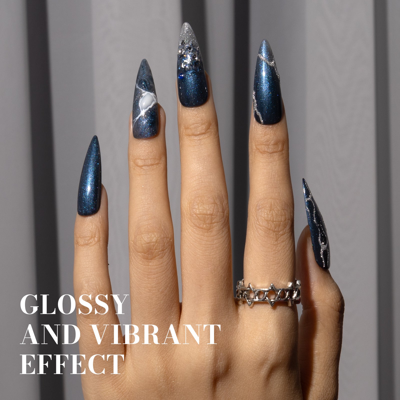 Z036 Magical Ocean Blue - Faster UV Curing Gel Nail Polish 0.5 fl oz/15ml